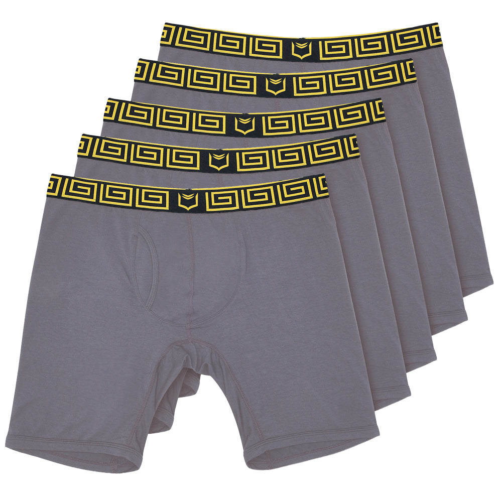 SHEATH V Modal Men's Pouch Boxer Brief 8" (5 Pack)