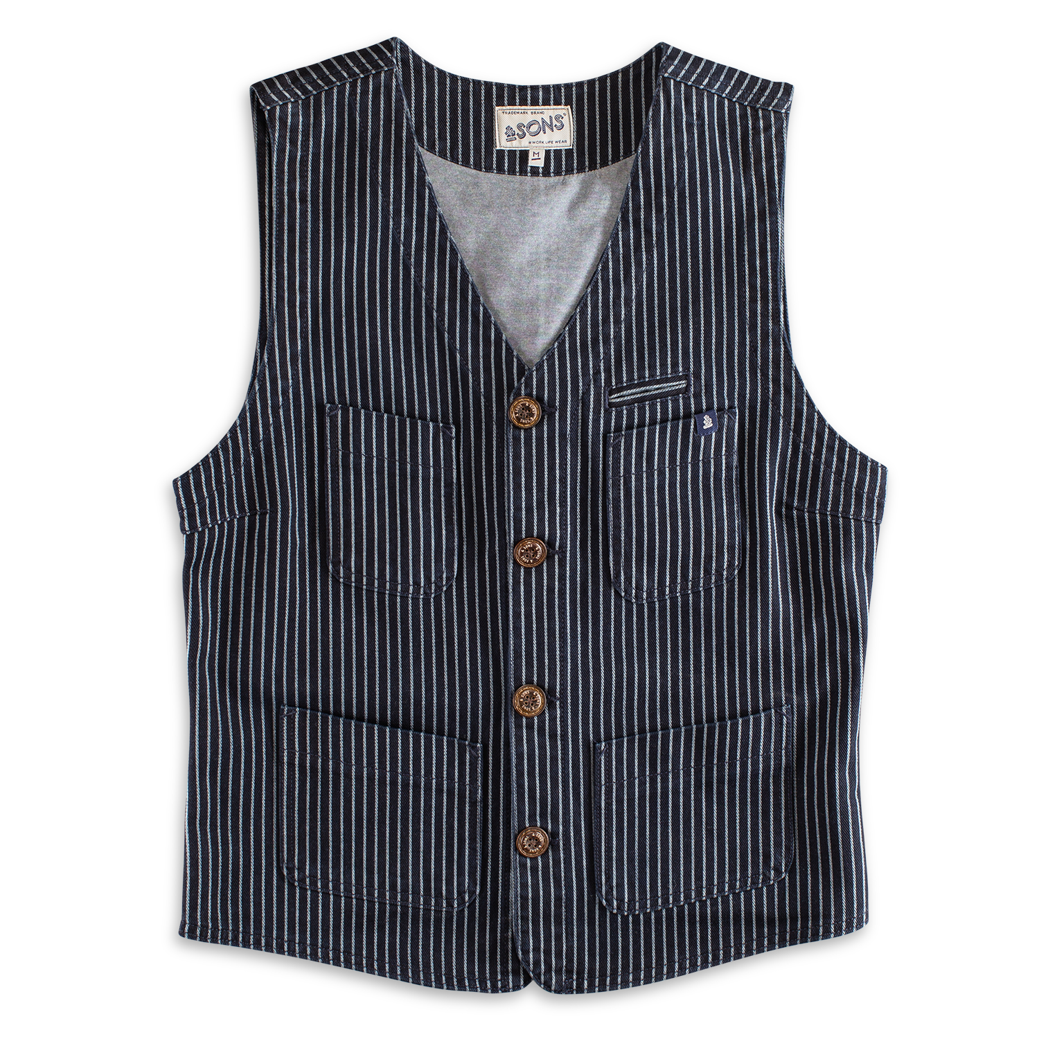 &SONS Drifter Hickory Stripe