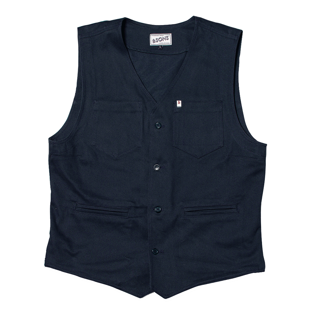 Navy Lincoln Waistcoat / Vest