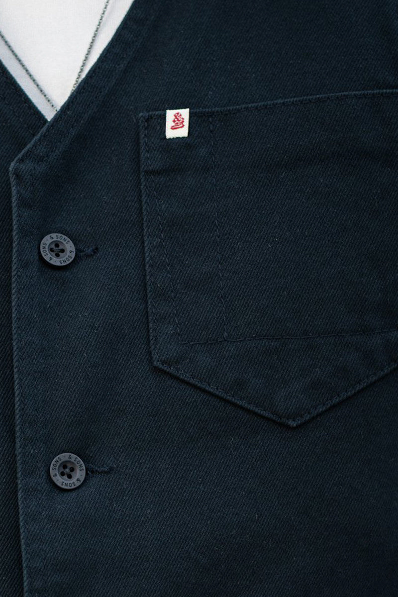 Navy Lincoln Waistcoat / Vest