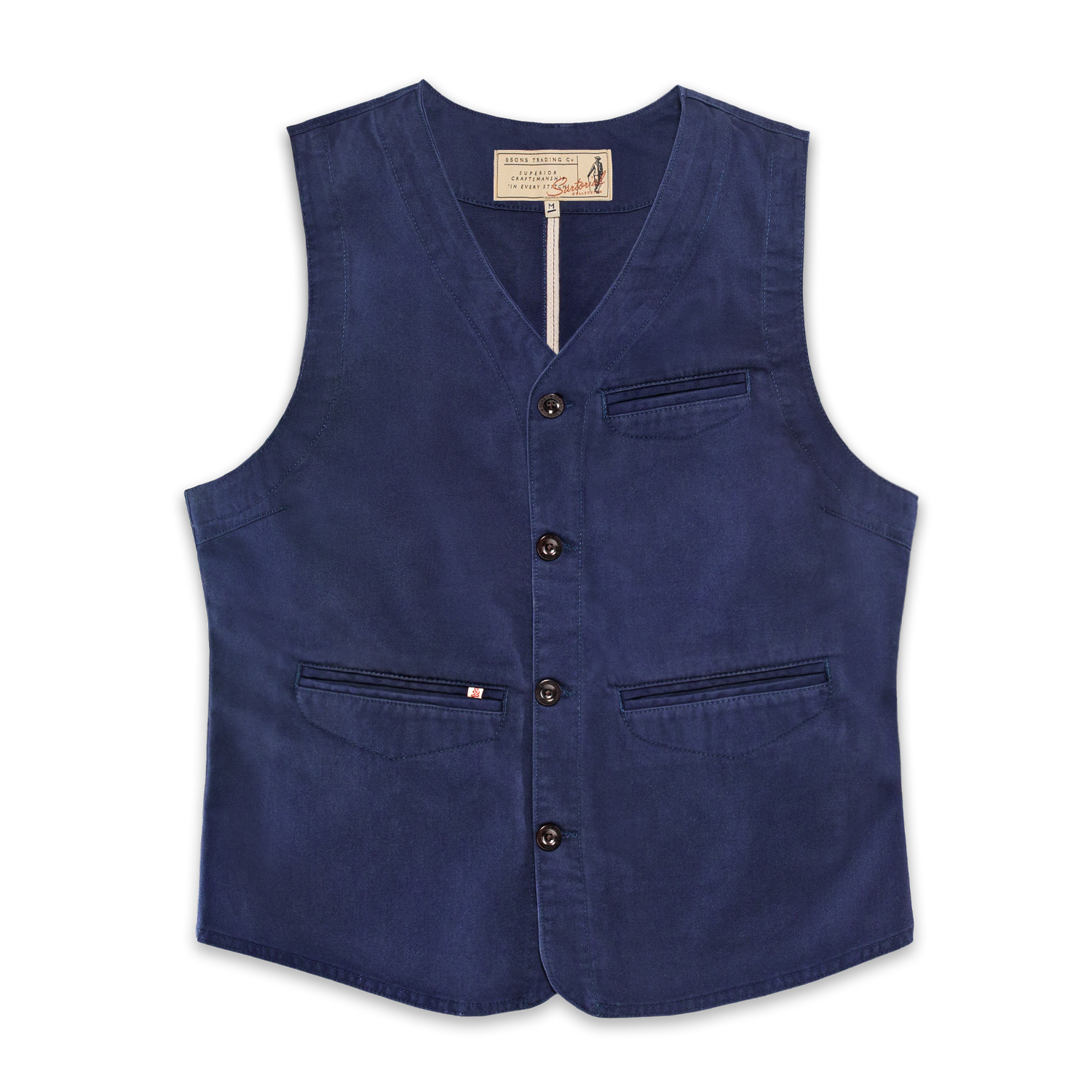 Watson Waistcoat Midnight Blue