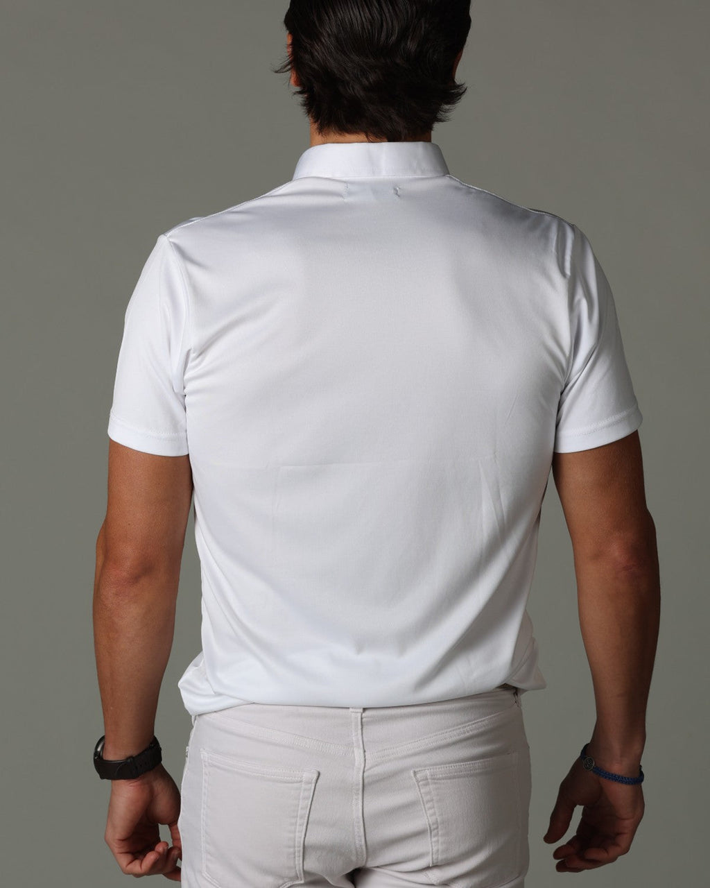 Oxford Button Down Collar Polo White Original