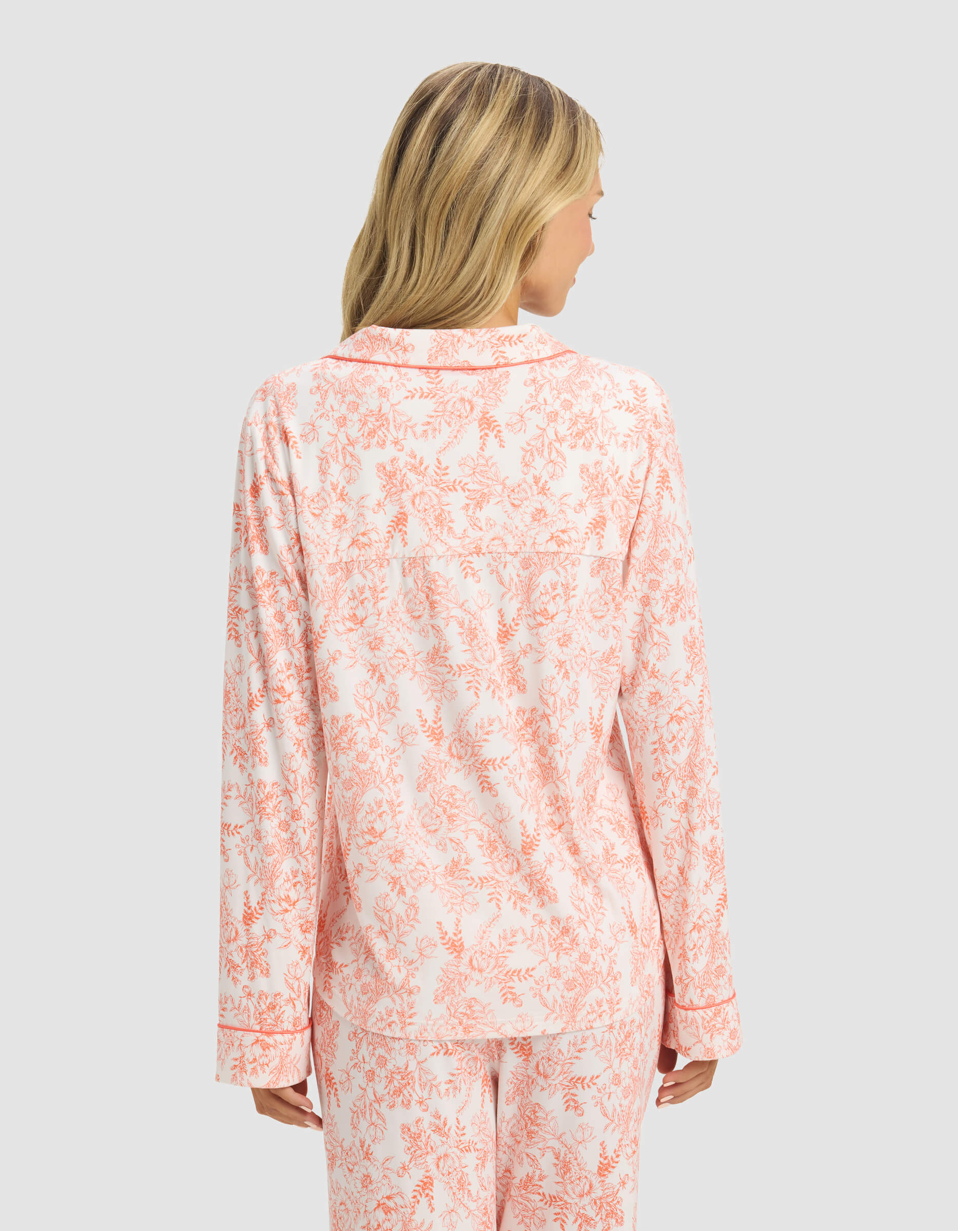 Women's Bamboo Stretch-Knit Long Sleeve Pajama Top