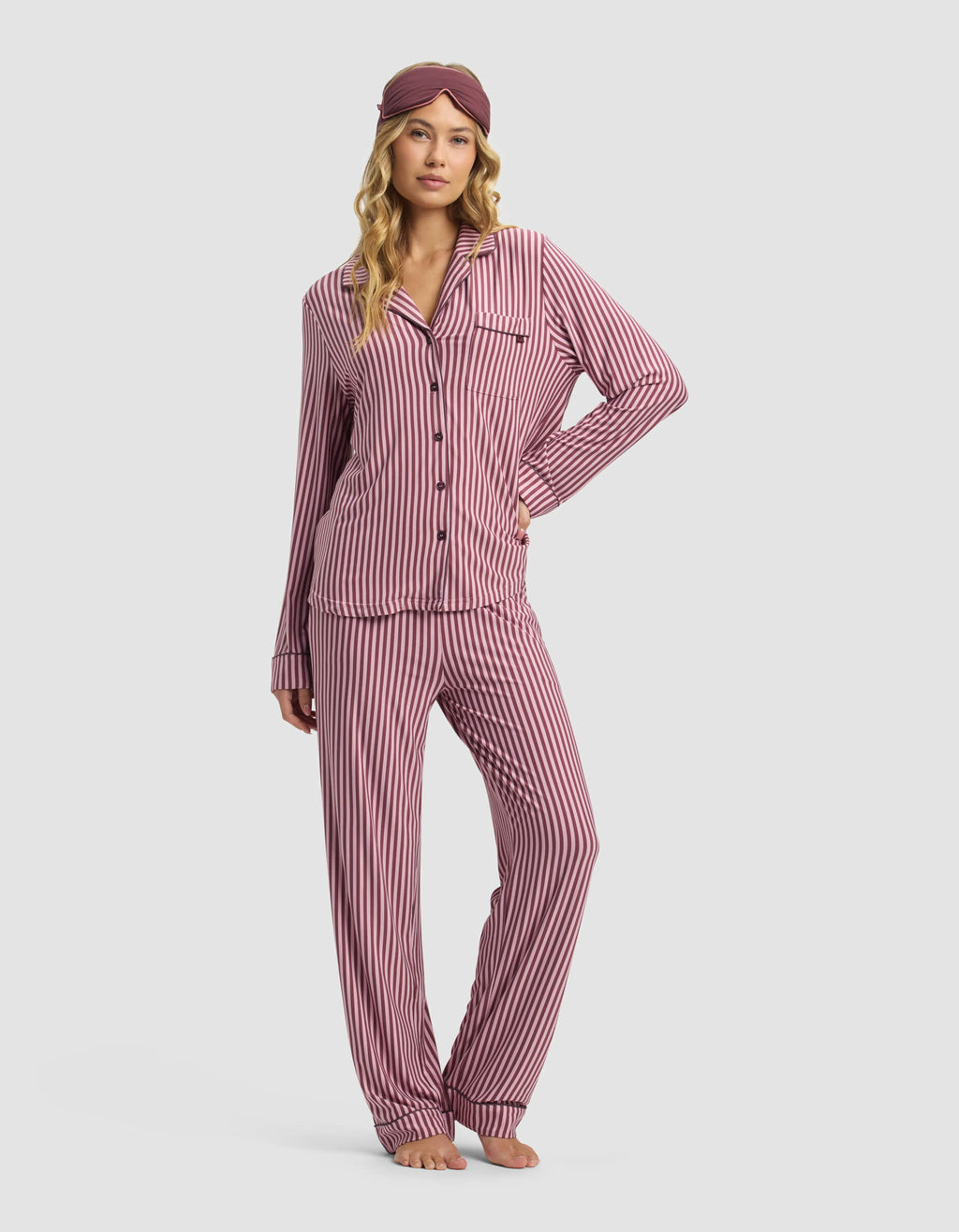Women's Bamboo Stretch-Knit Long Sleeve Pajama Top - Last Chance