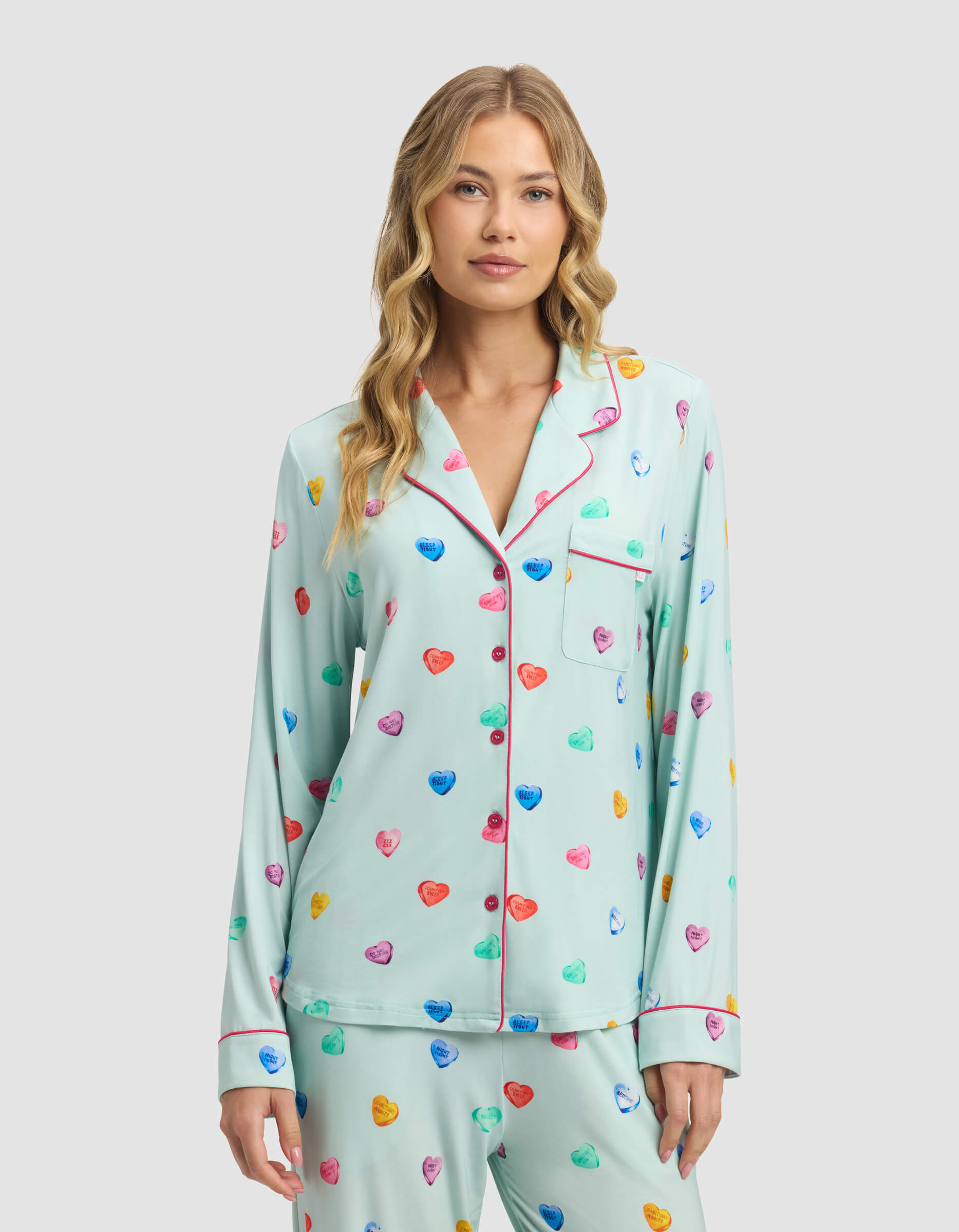 Women's Bamboo Stretch-Knit Long Sleeve Pajama Top - Last Chance