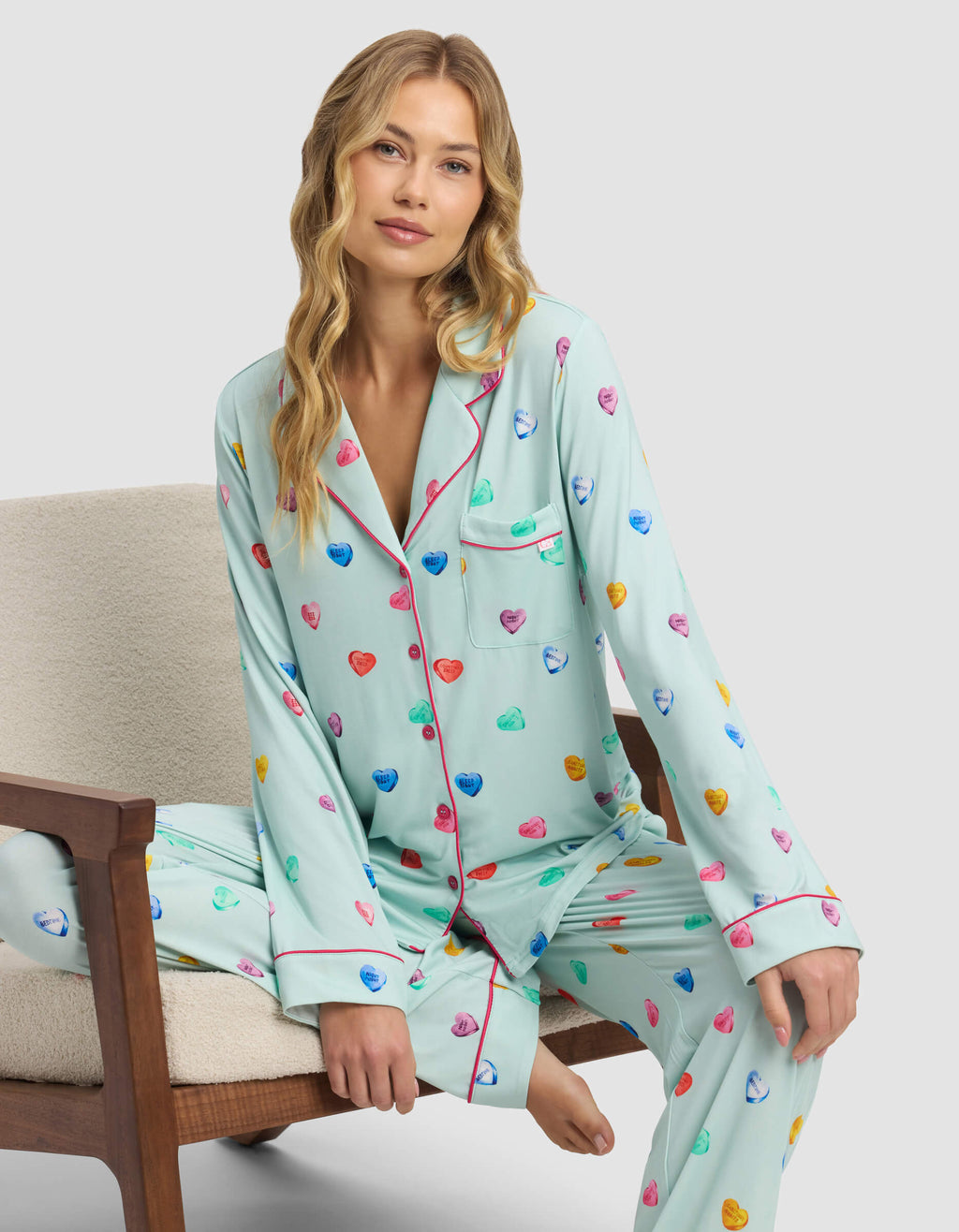Women's Bamboo Stretch-Knit Long Sleeve Pajama Top - Last Chance
