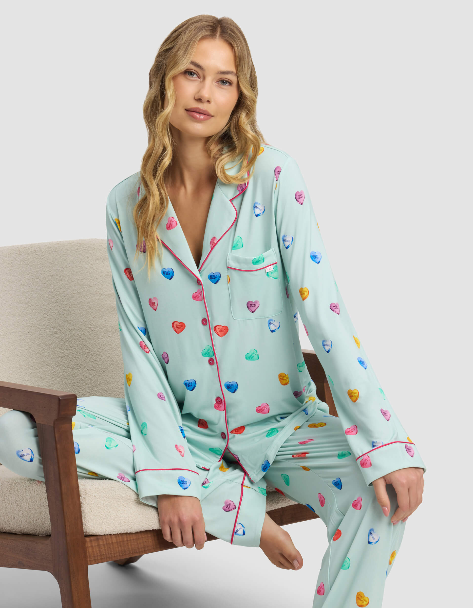 Women's Bamboo Stretch-Knit Long Sleeve Pajama Top - Last Chance