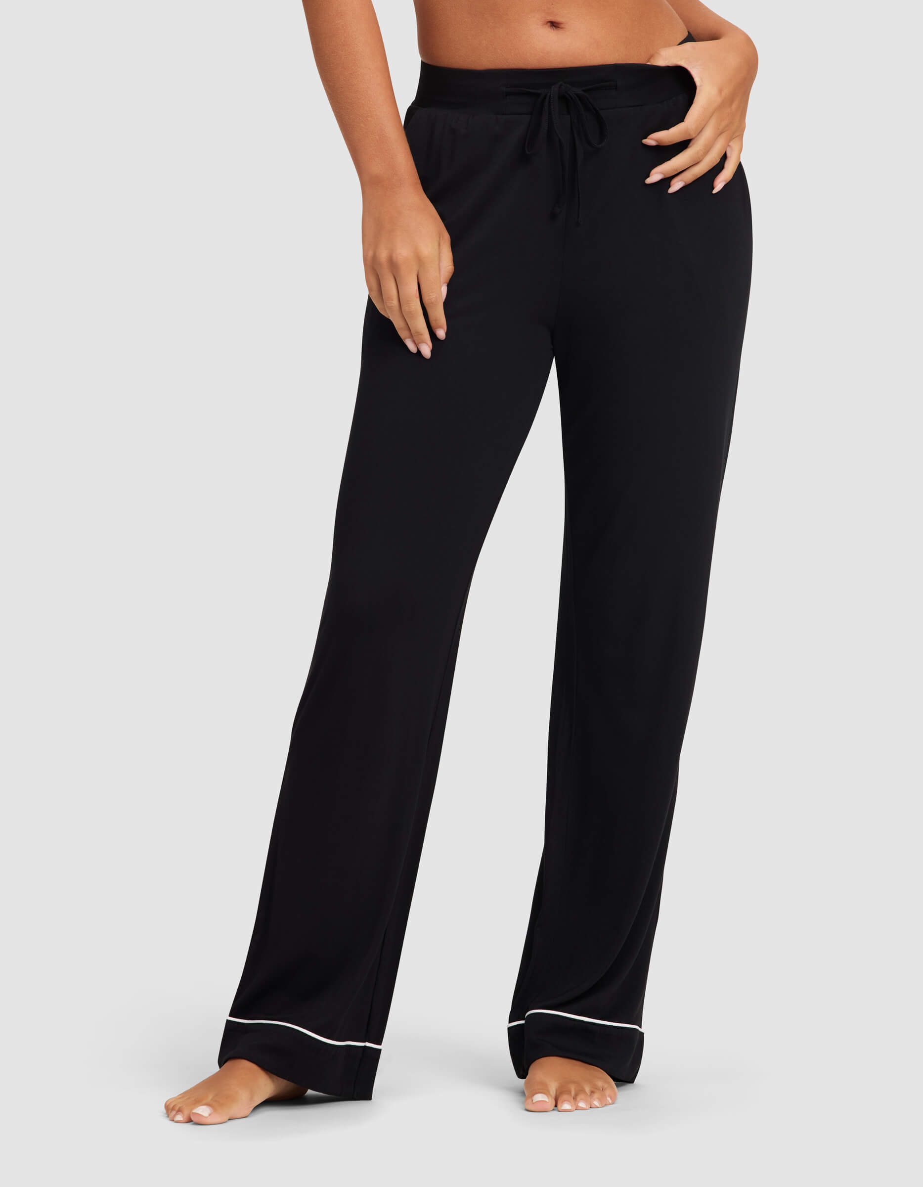 Women's Bamboo Stretch-Knit Long Sleeve Pajama Set
