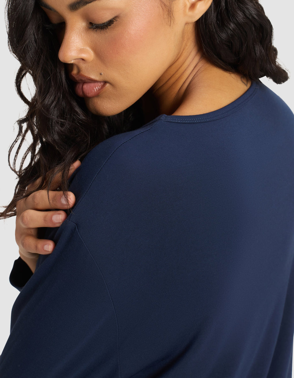 Women's Bamboo Stretch-Knit Long Sleeve Lounge Tee