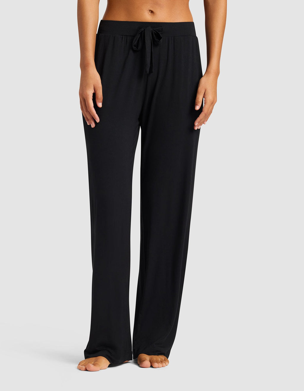 Women's Bamboo Stretch-Knit Lounge Tee & Pants Set