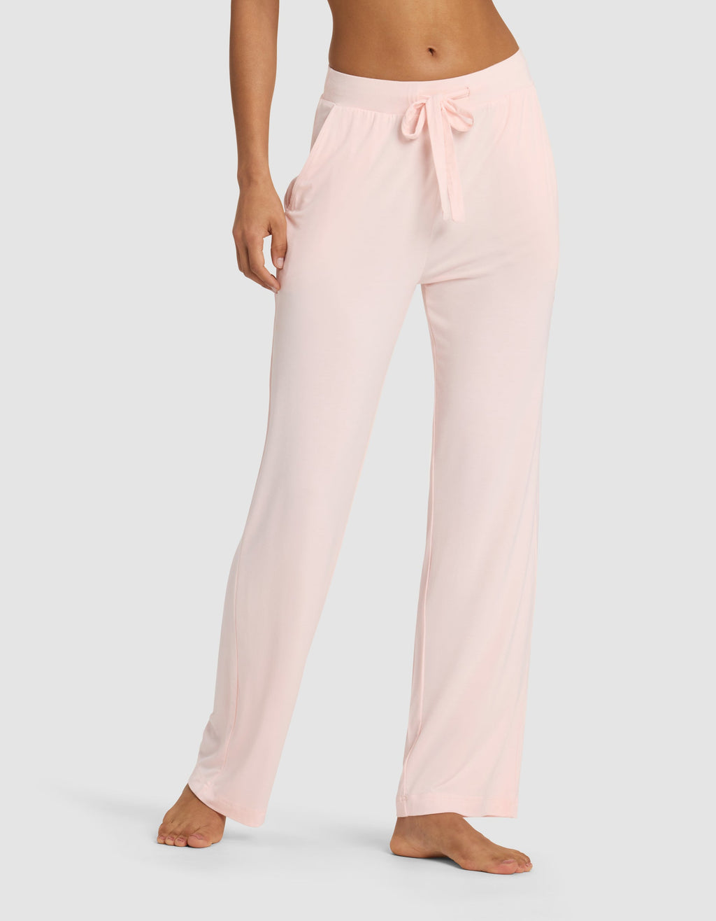 Women's Bamboo Stretch-Knit Lounge Tee & Pants Set
