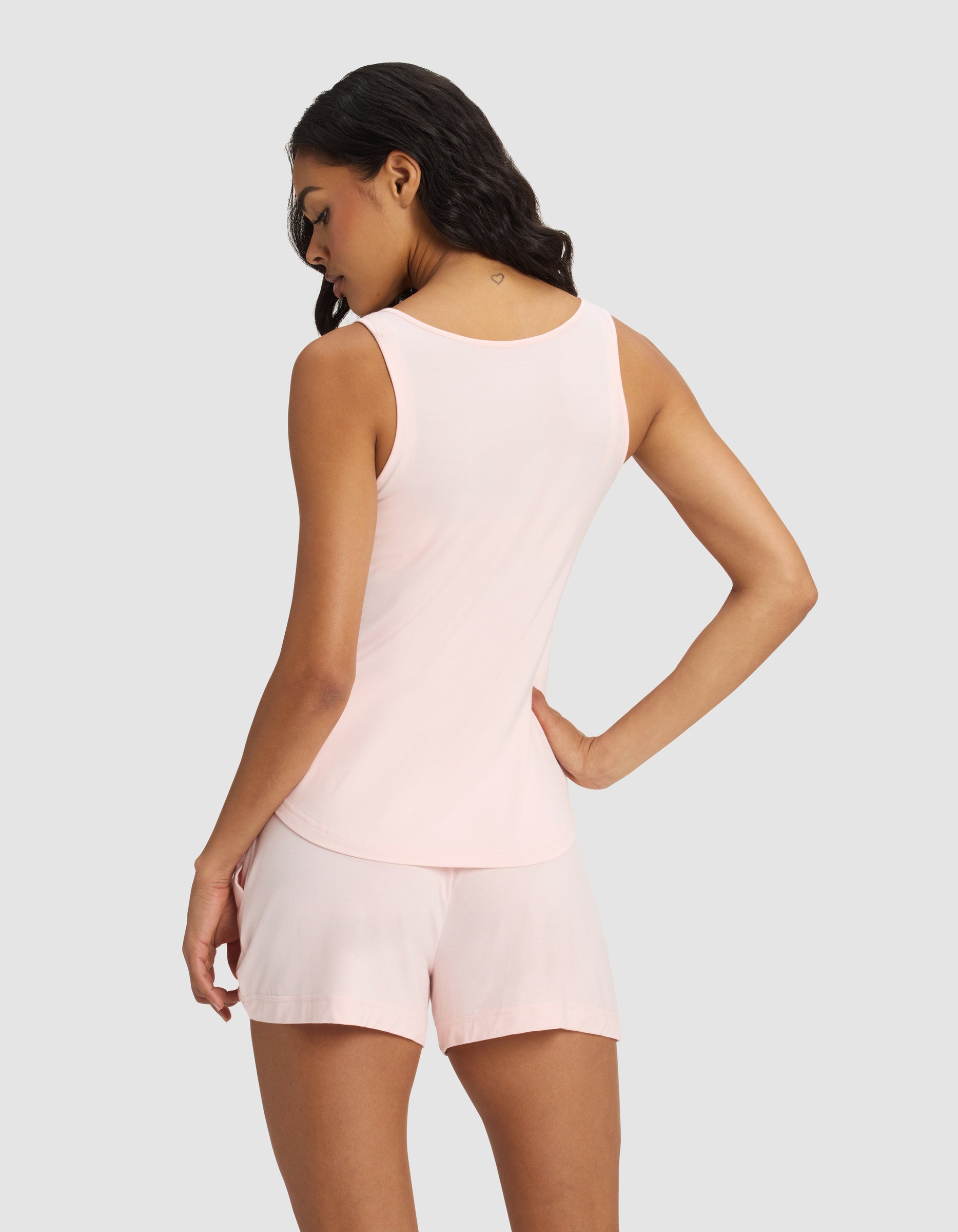 Women's Bamboo Stretch-Knit Tank & Short Set