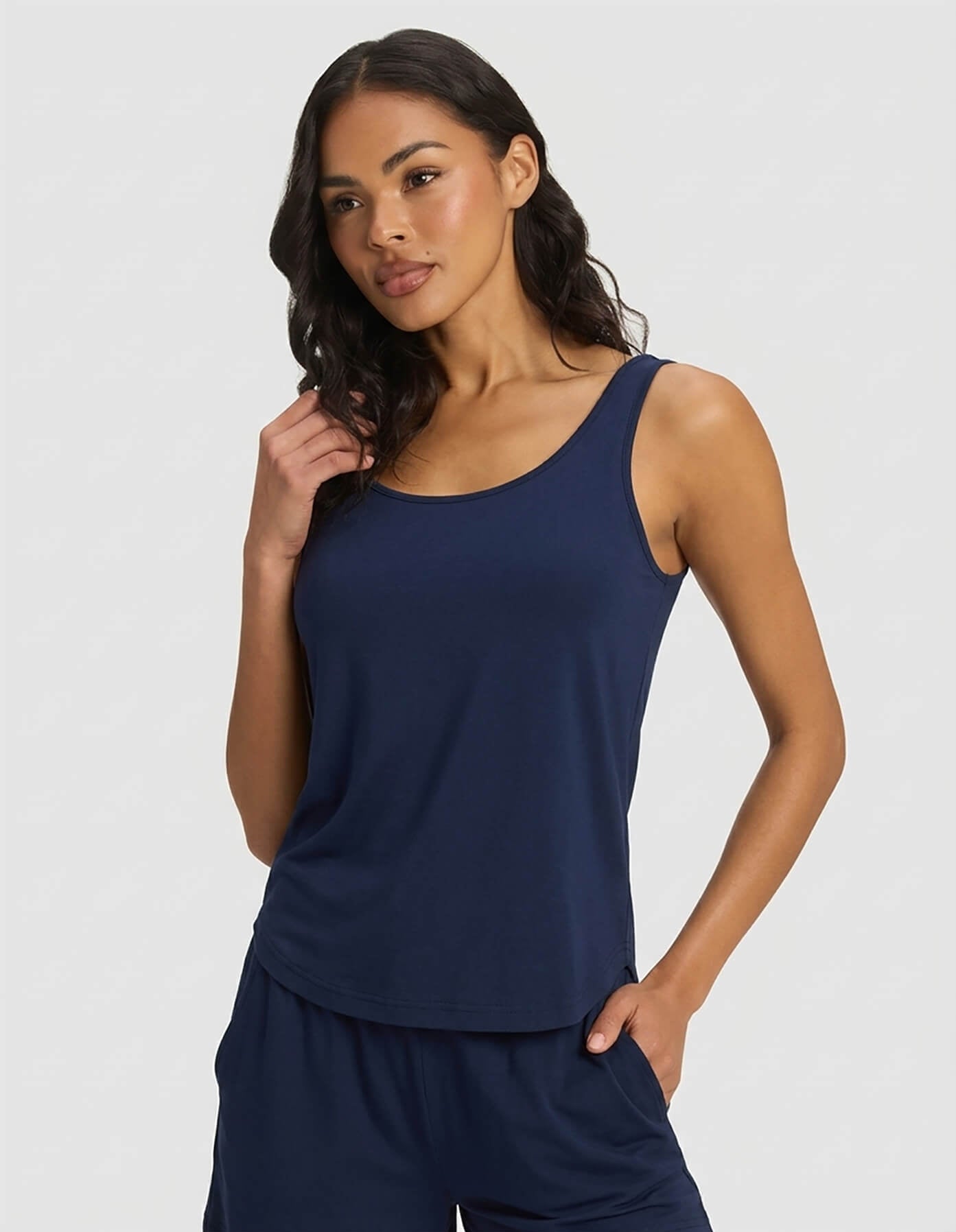 Women's Bamboo Stretch-Knit Lounge Tank