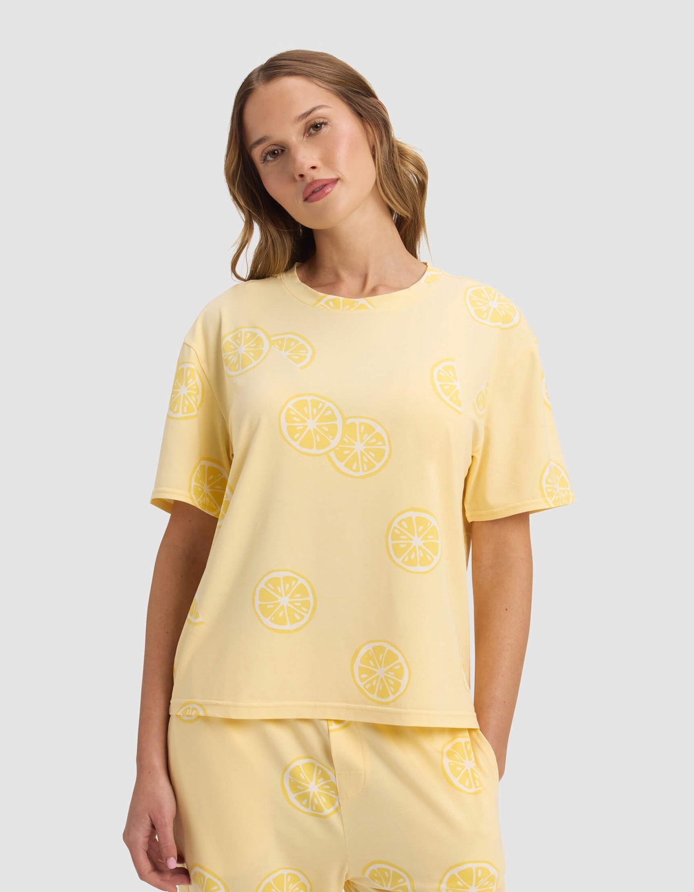 Women's First Layer Pajama Short Sleeve Tee & Boxer Short Set