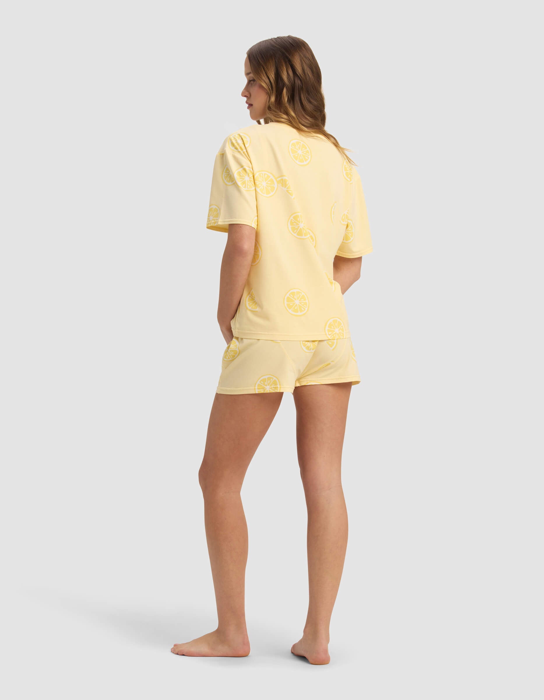 Women's First Layer Pajama Short Sleeve Tee & Boxer Short Set