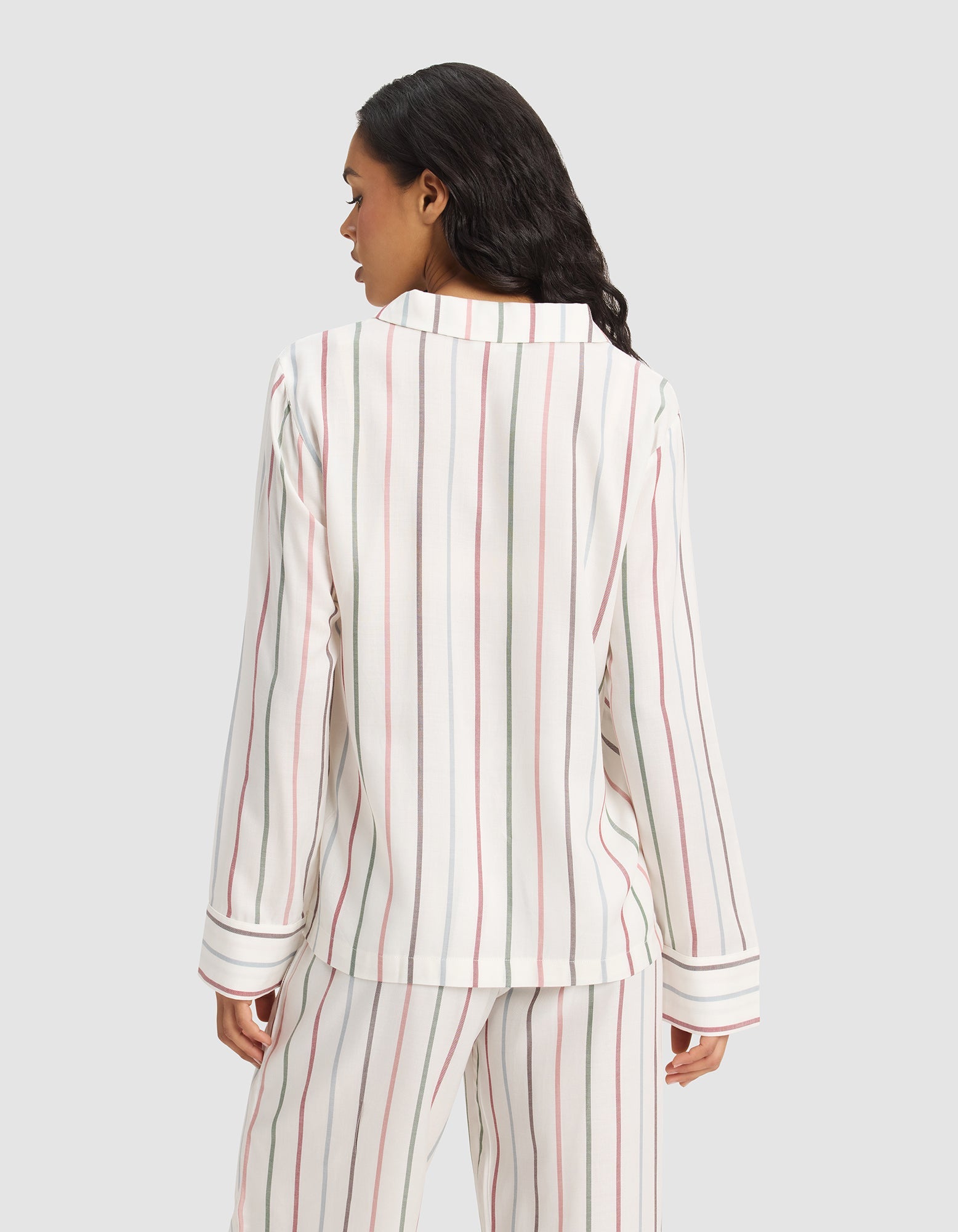Women's Soft Woven Long Sleeve Pajama Top - Last Chance