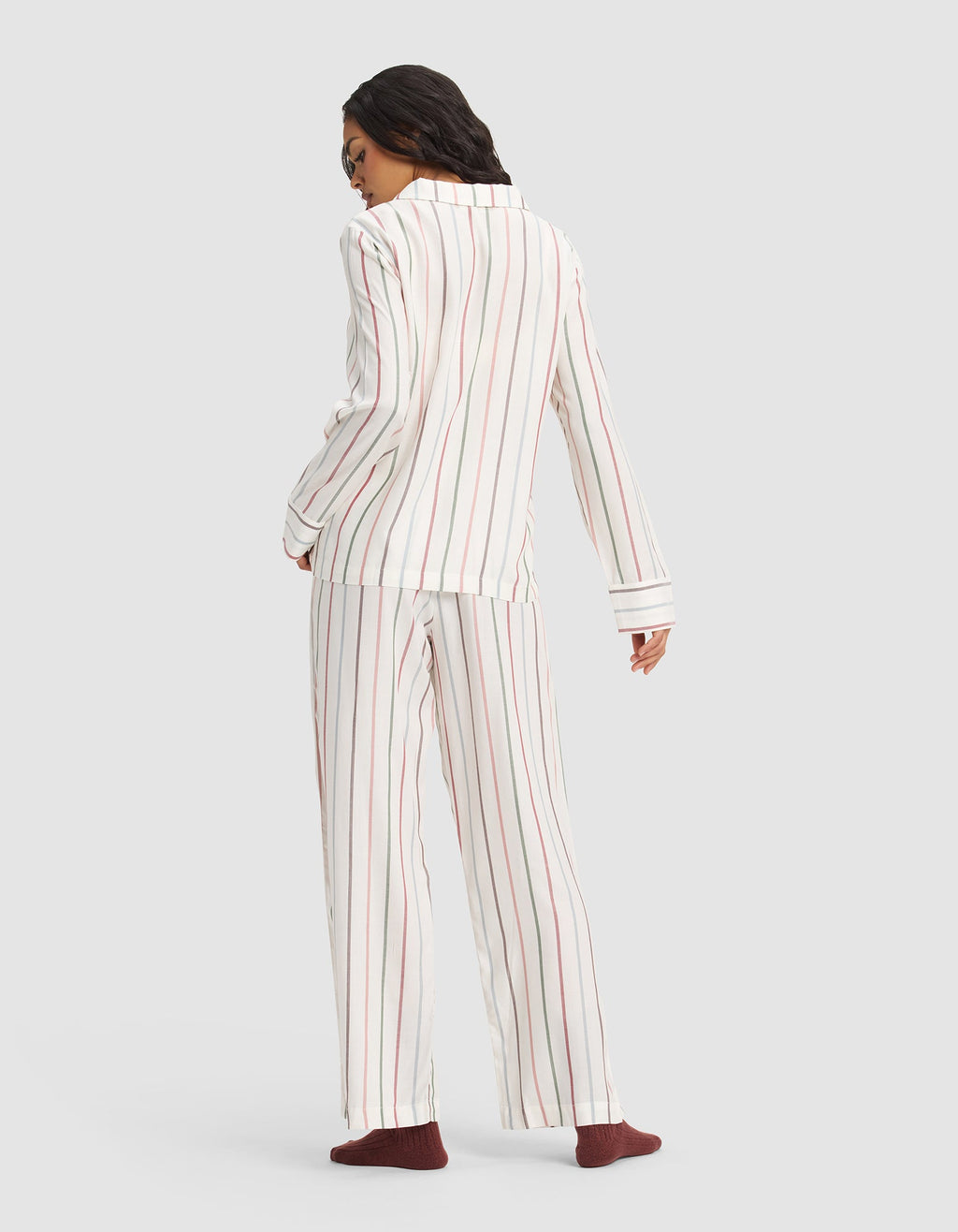 Women's Soft Woven Long Sleeve Pajama Set - Last Chance