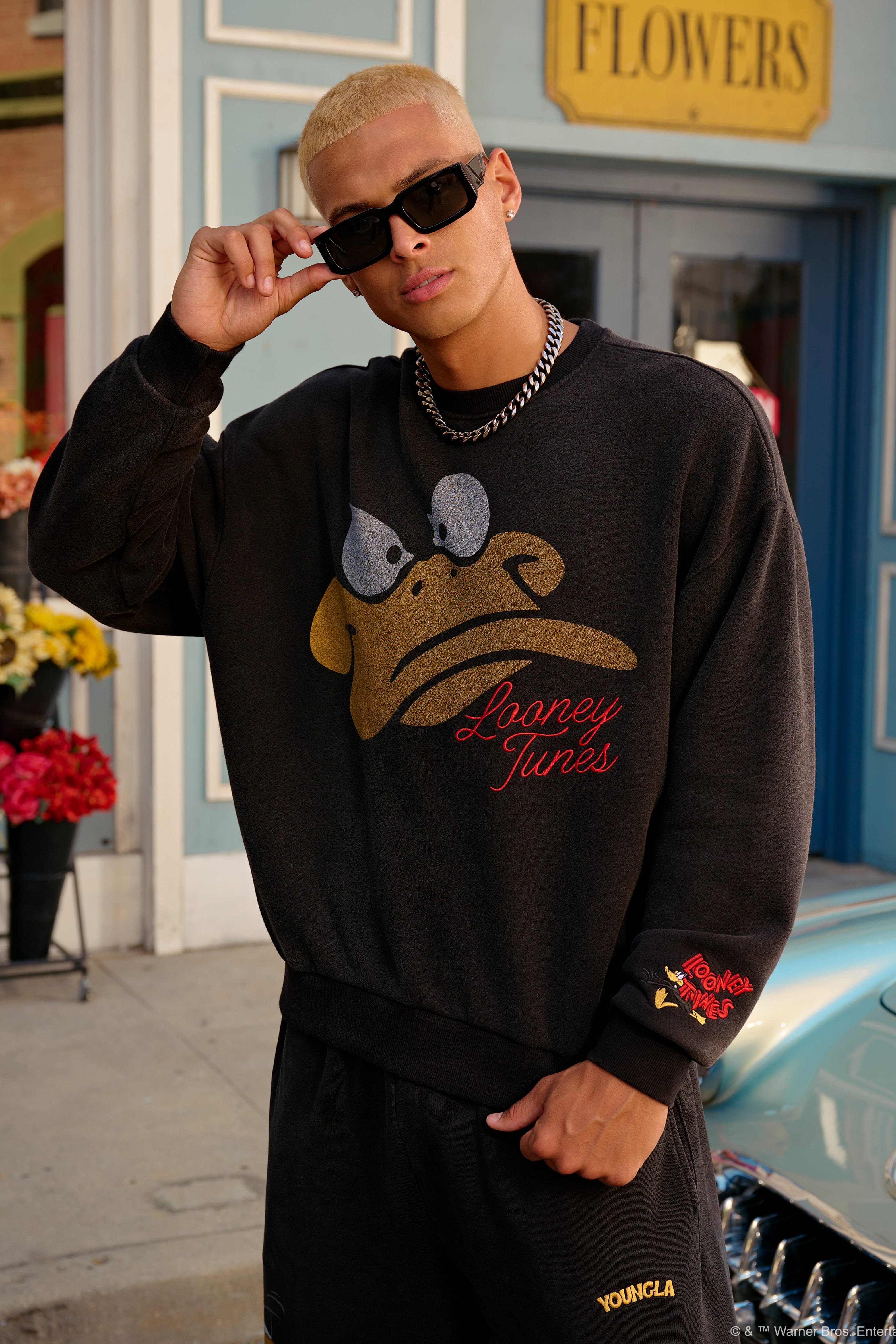 5255 - Looney Tunes Face Crewnecks