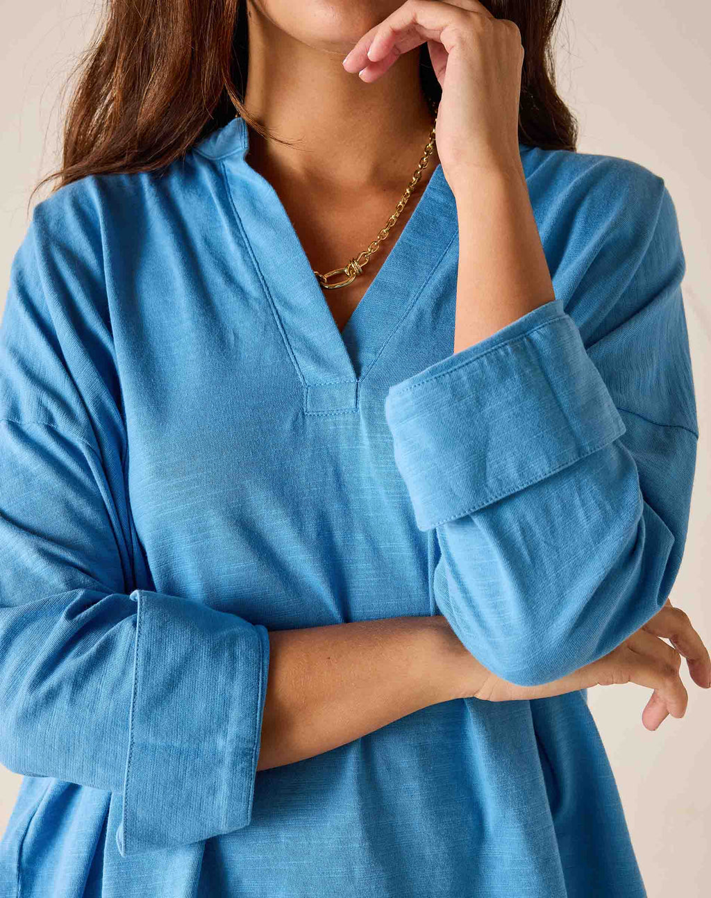 Amelia Cuff Tee