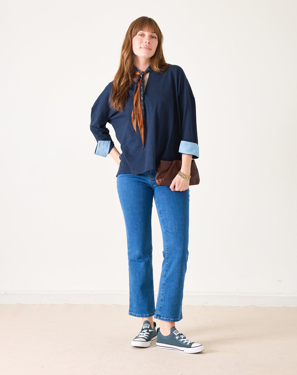 Amelia Cuff Tee