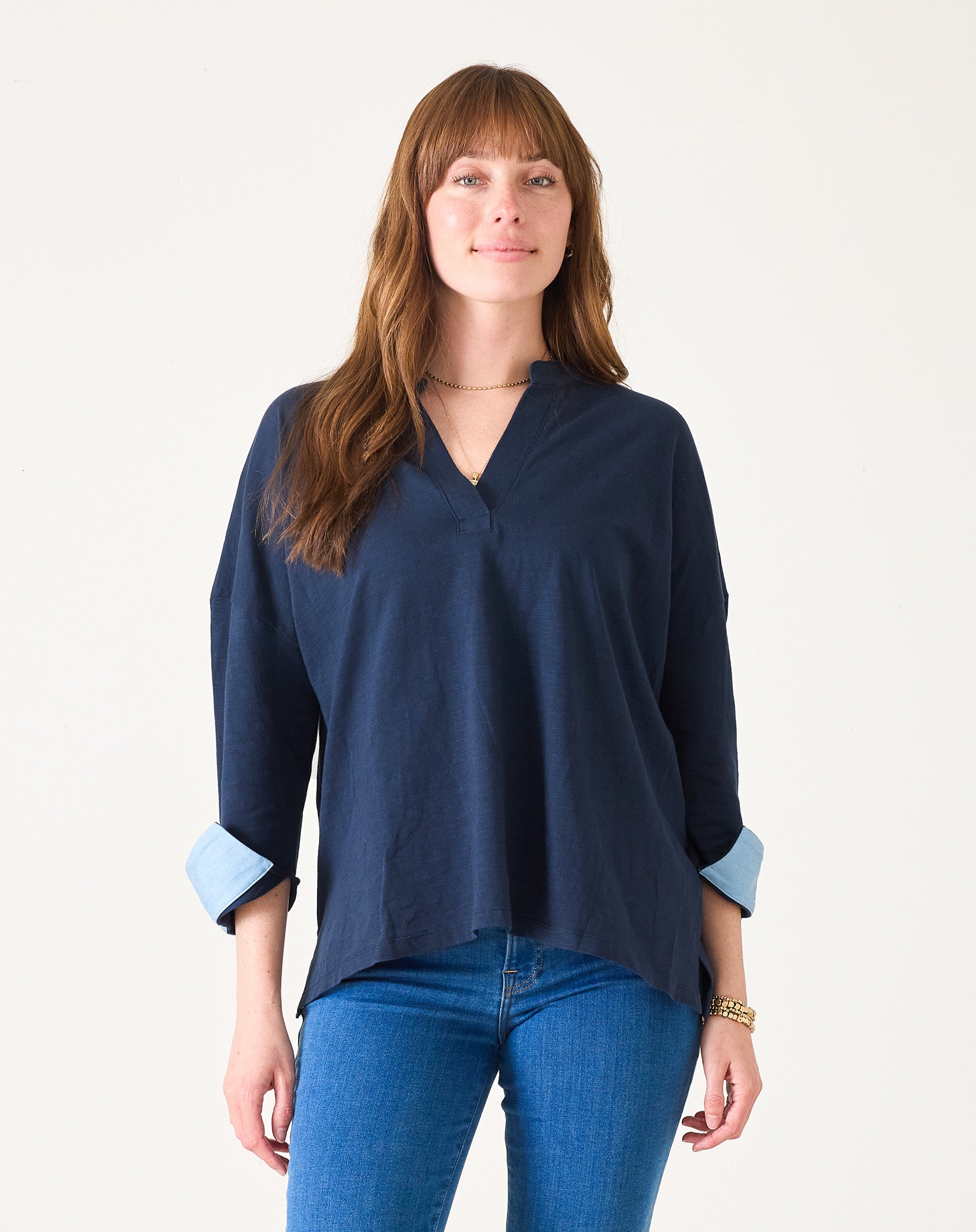Amelia Cuff Tee