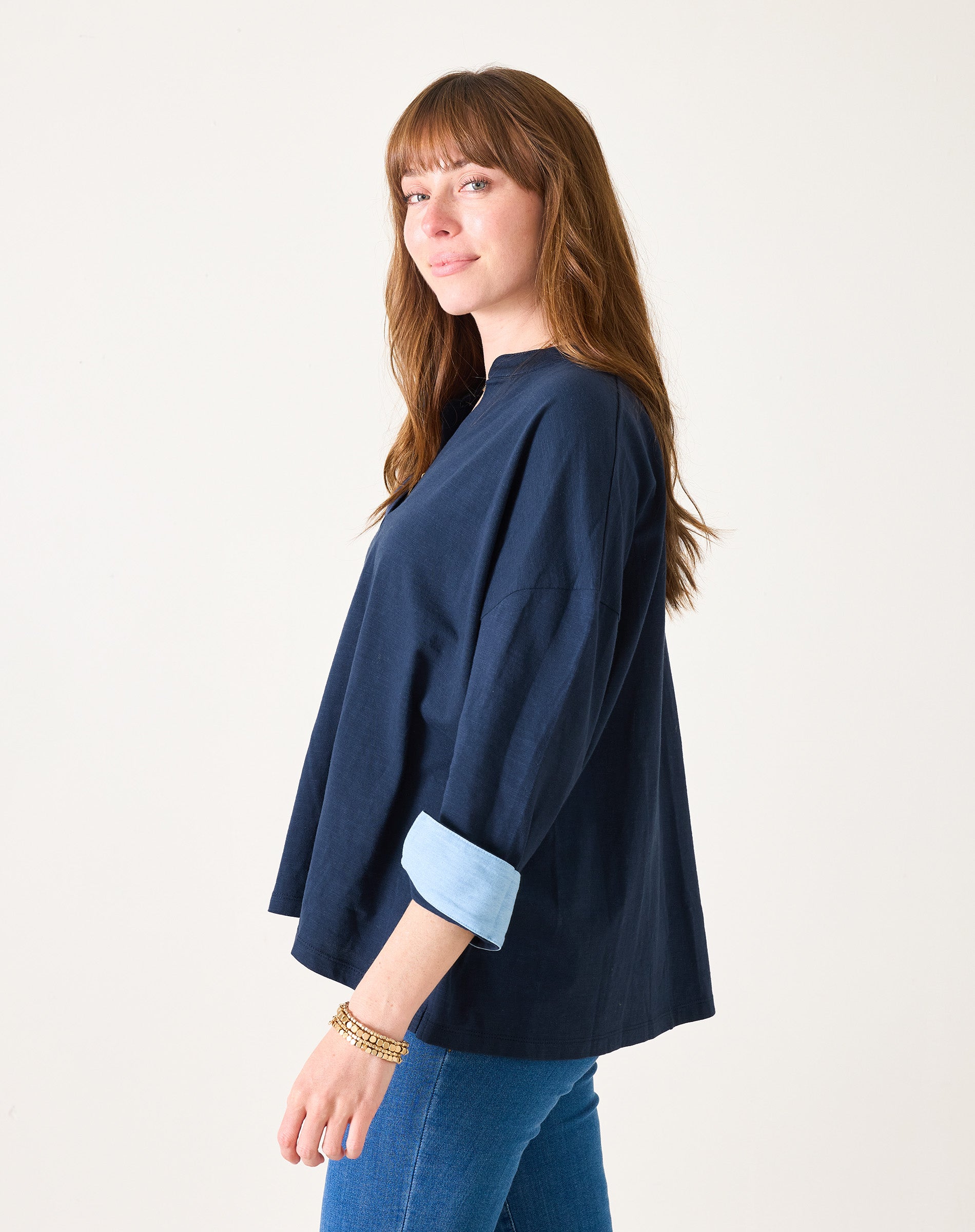 Amelia Cuff Tee