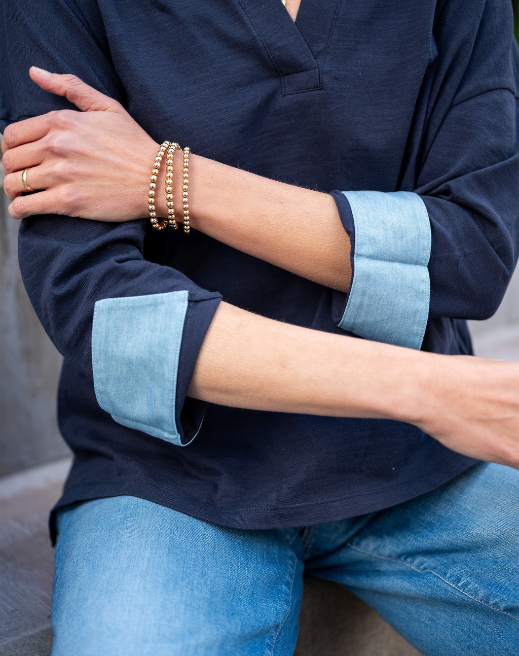 Amelia Cuff Tee
