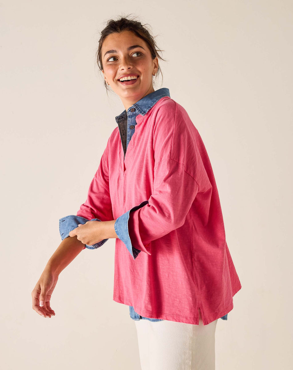 Amelia Cuff Tee