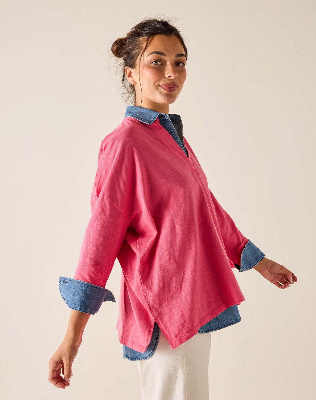 Amelia Cuff Tee