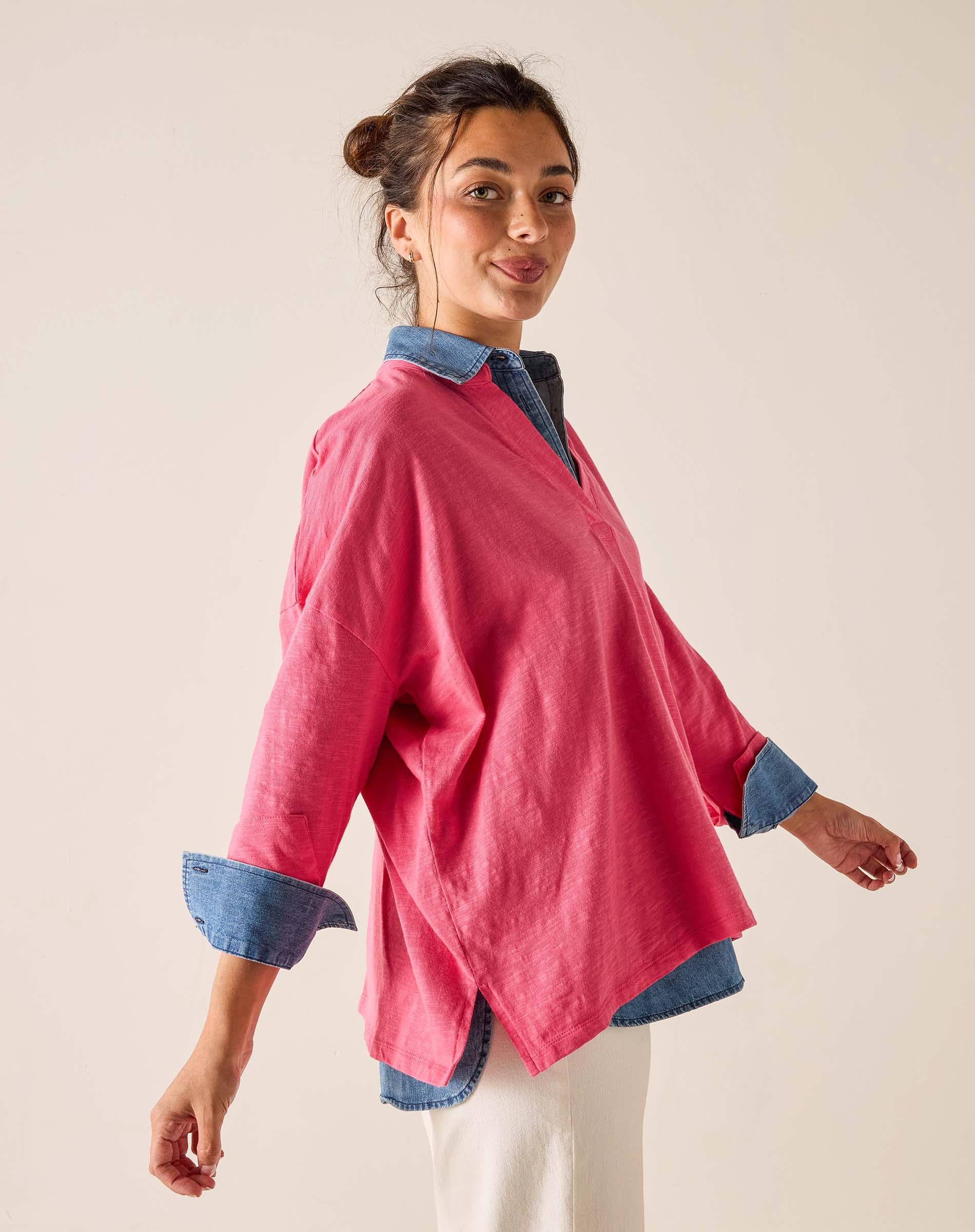 Amelia Cuff Tee