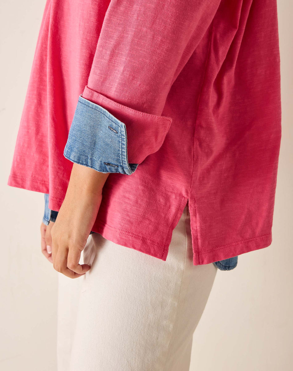 Amelia Cuff Tee