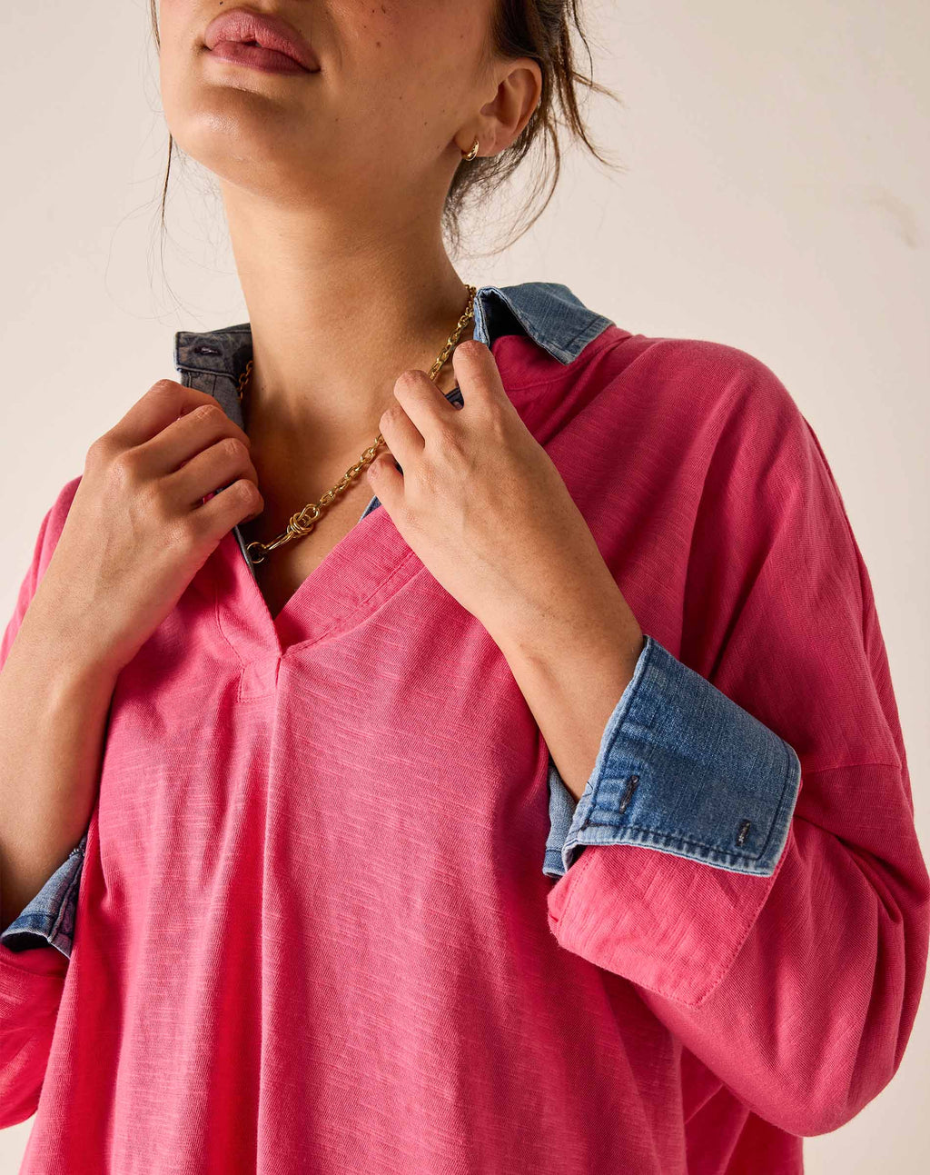 Amelia Cuff Tee