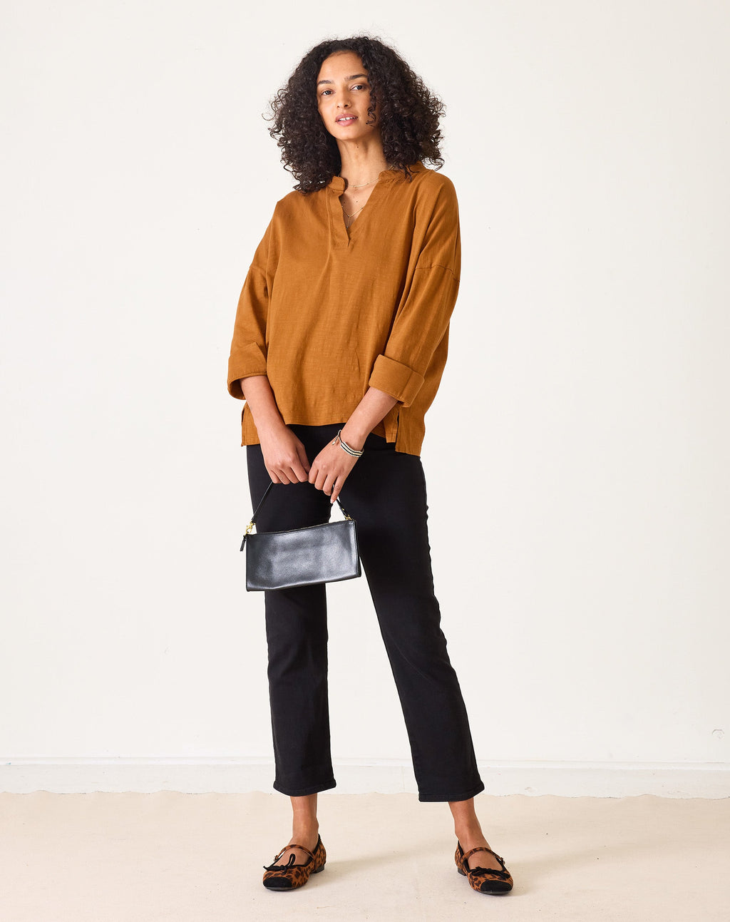 Amelia Cuff Tee
