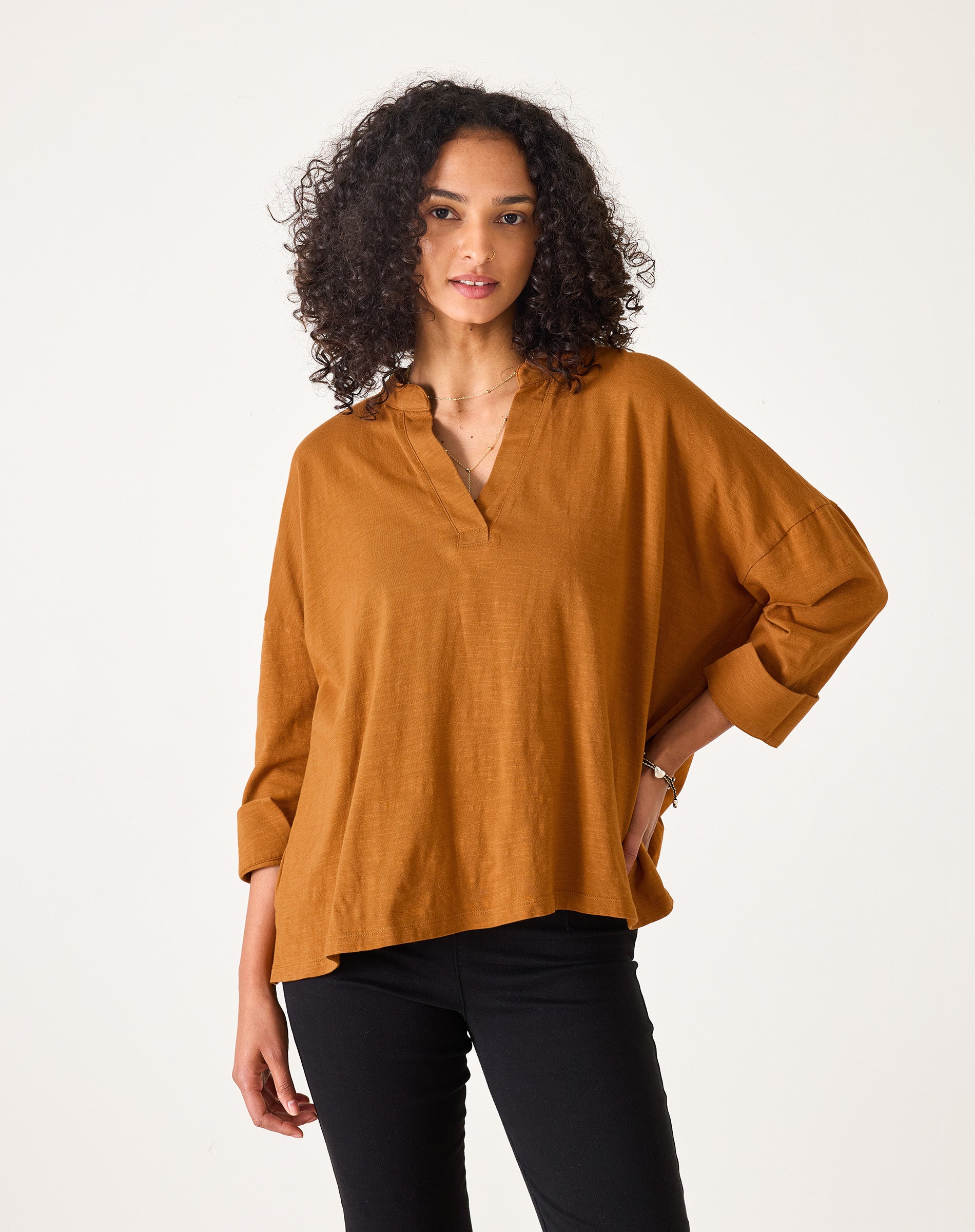 Amelia Cuff Tee