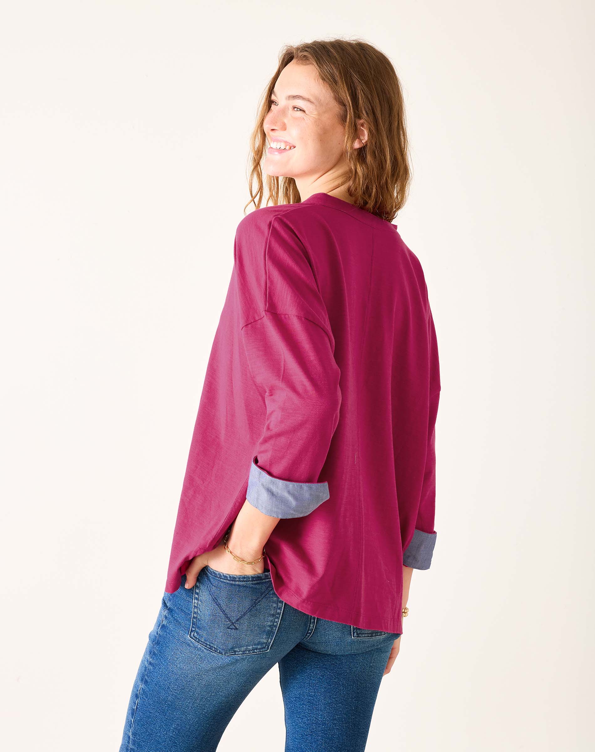 Amelia Cuff Tee