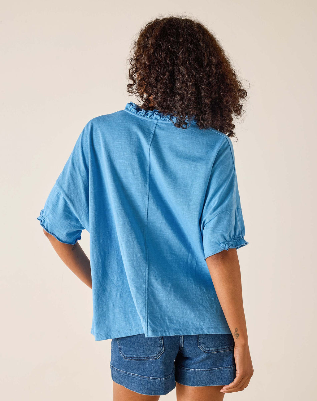 Amelia Ruffle Tee