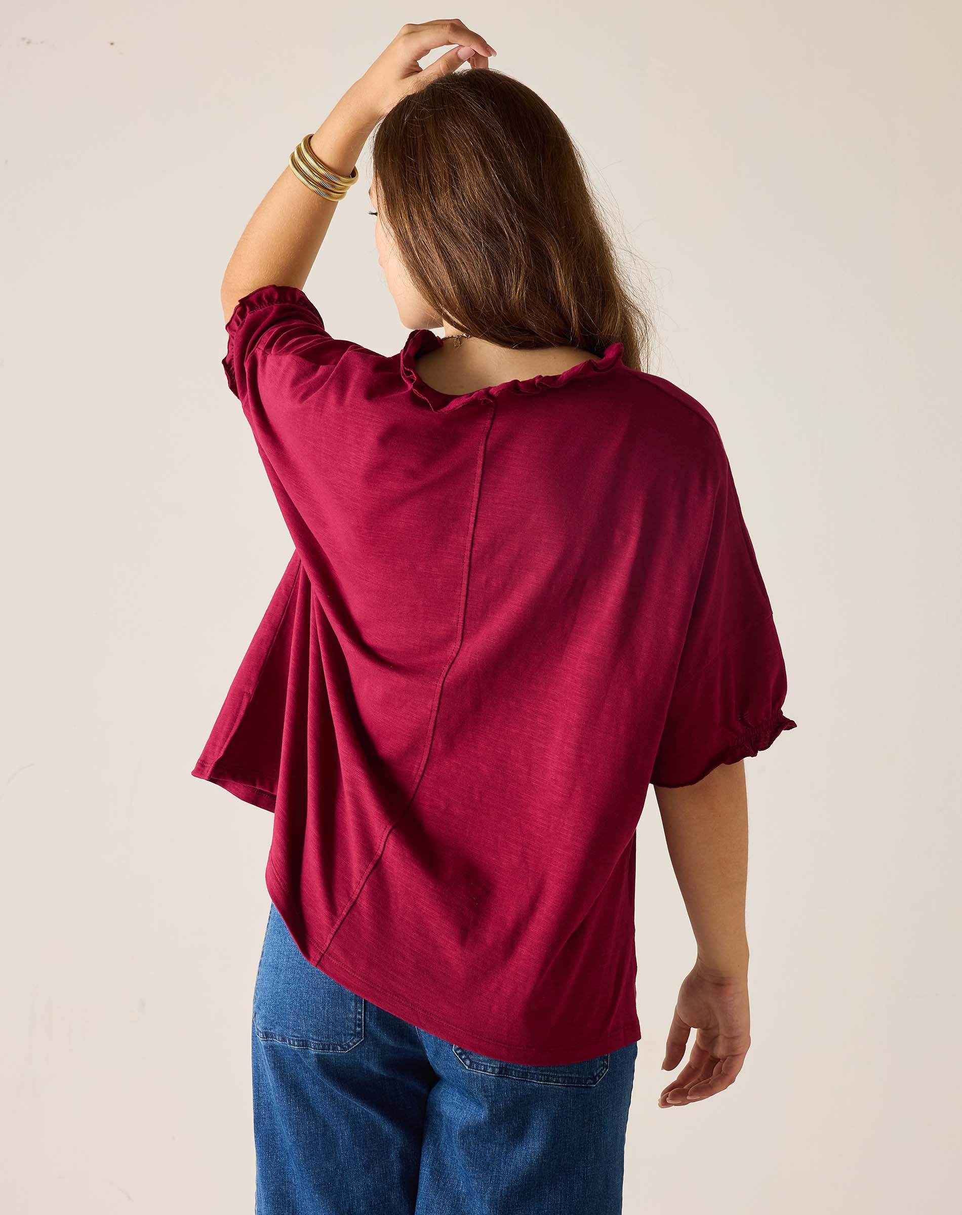 Amelia Ruffle Tee