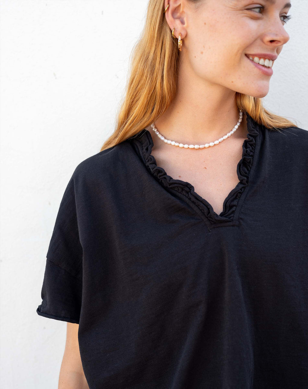 Amelia Ruffle Tee