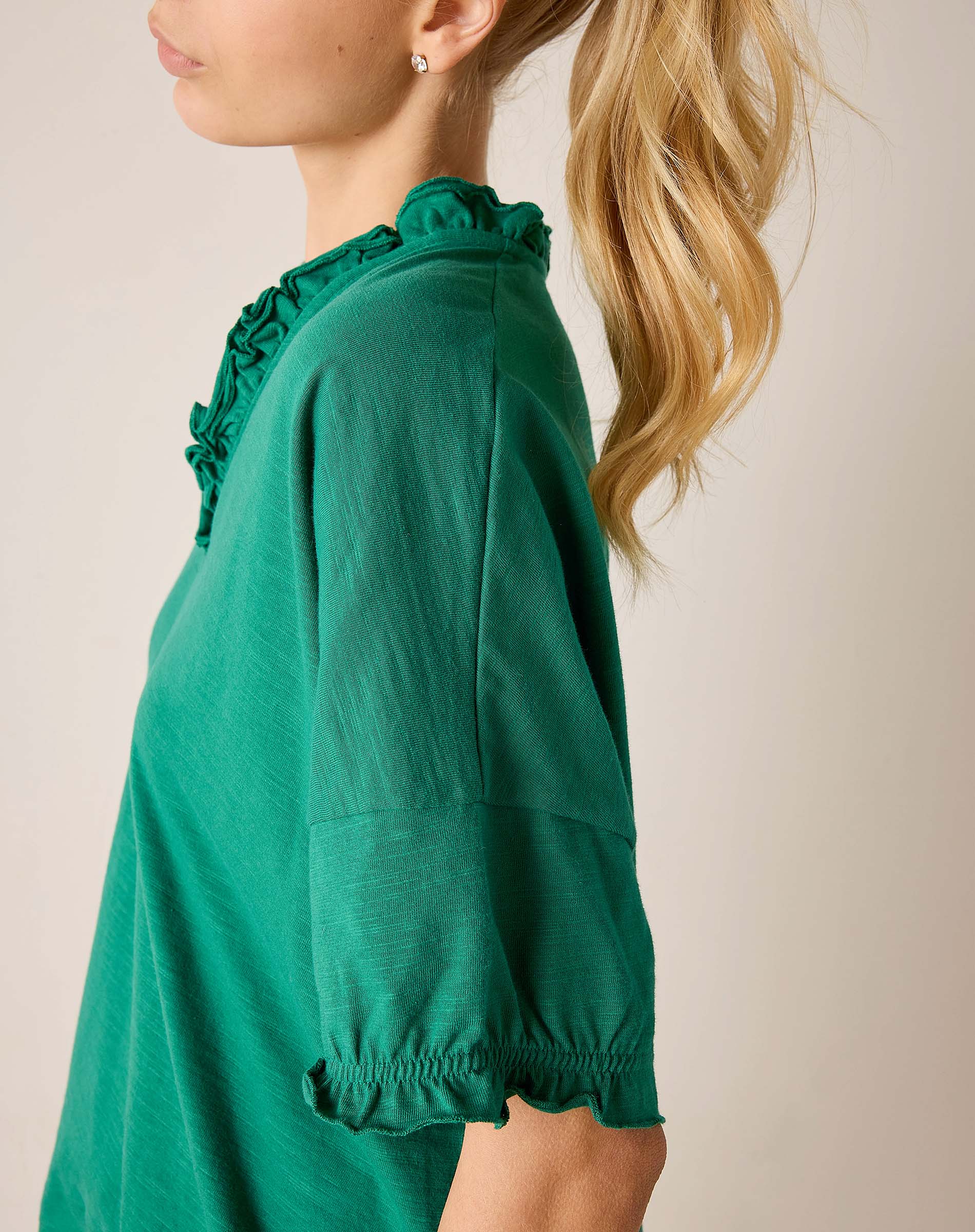 Amelia Ruffle Tee