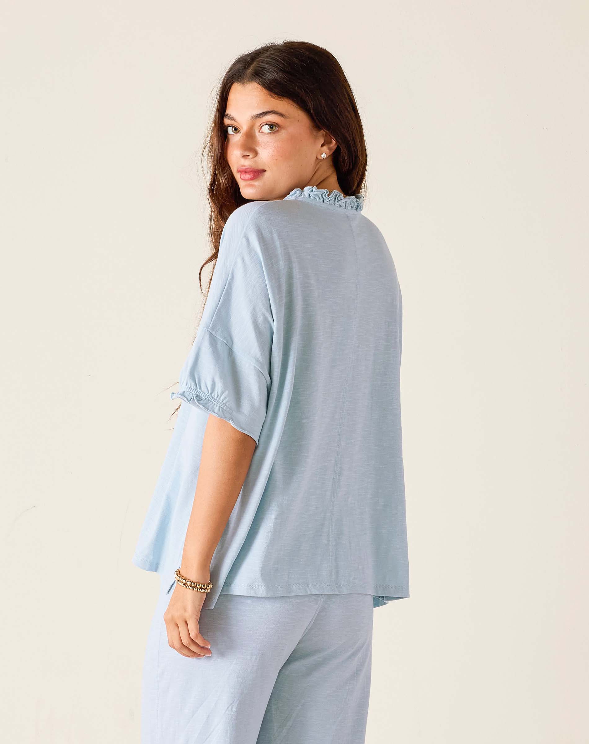 Amelia Ruffle Tee