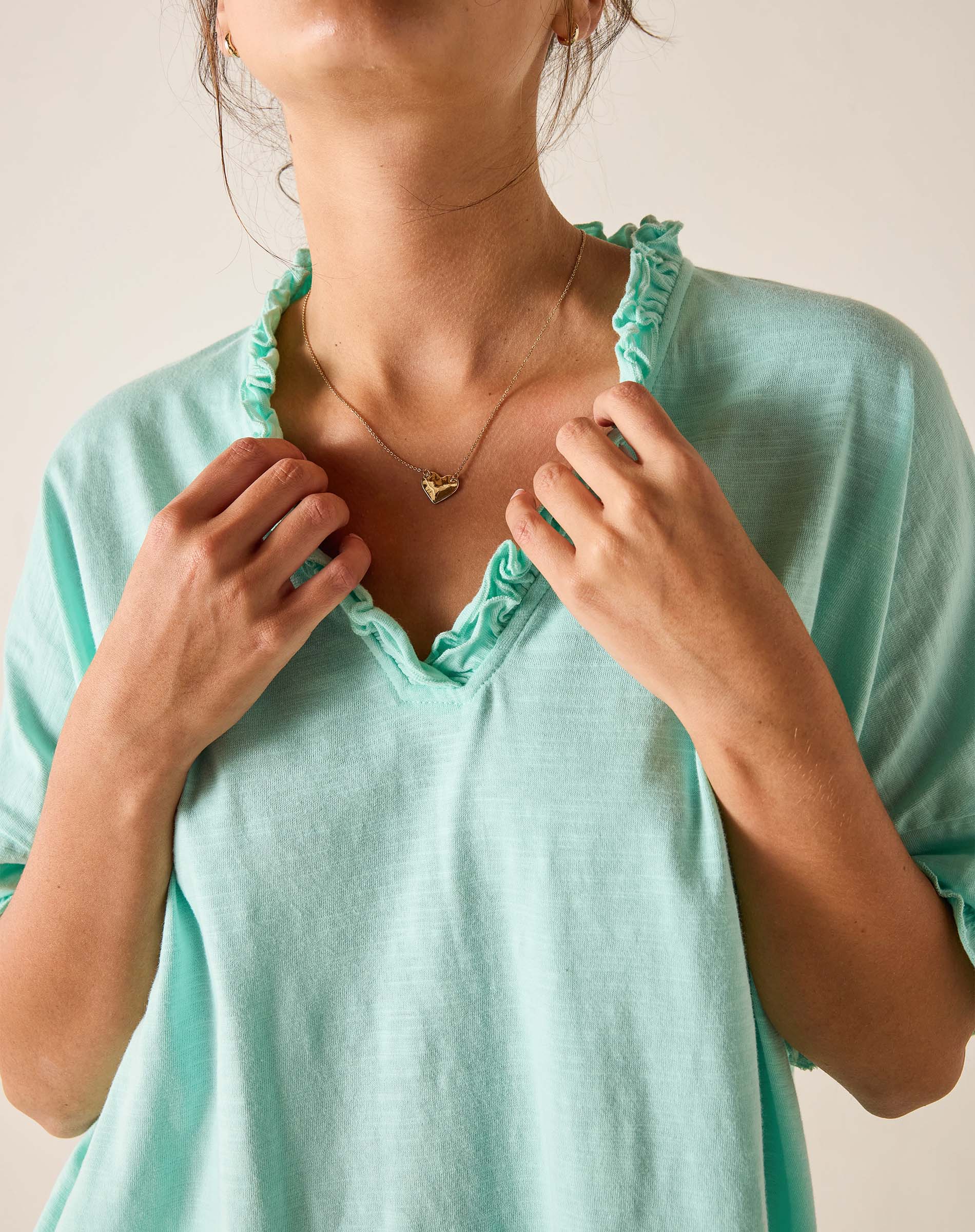 Amelia Ruffle Tee