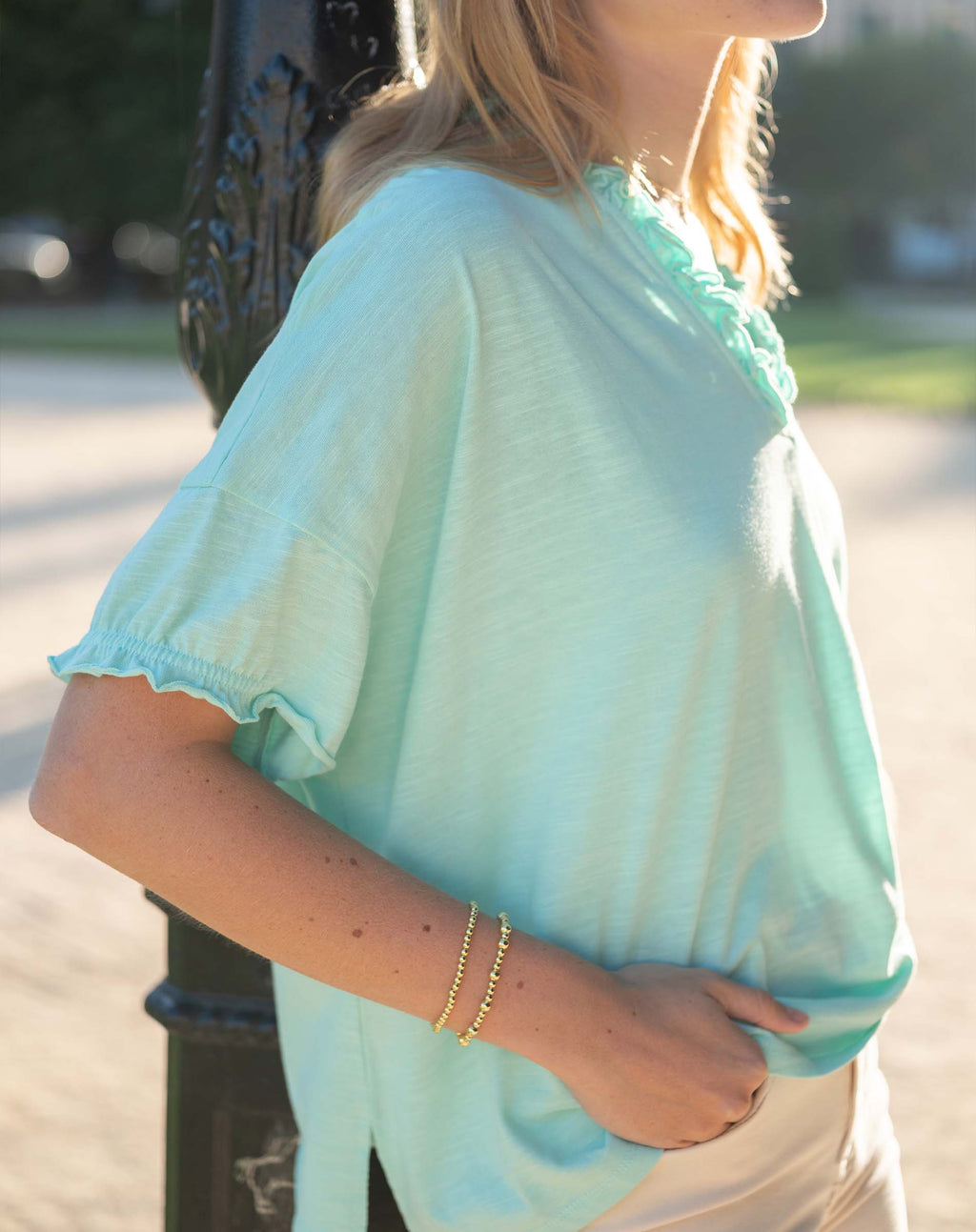 Amelia Ruffle Tee