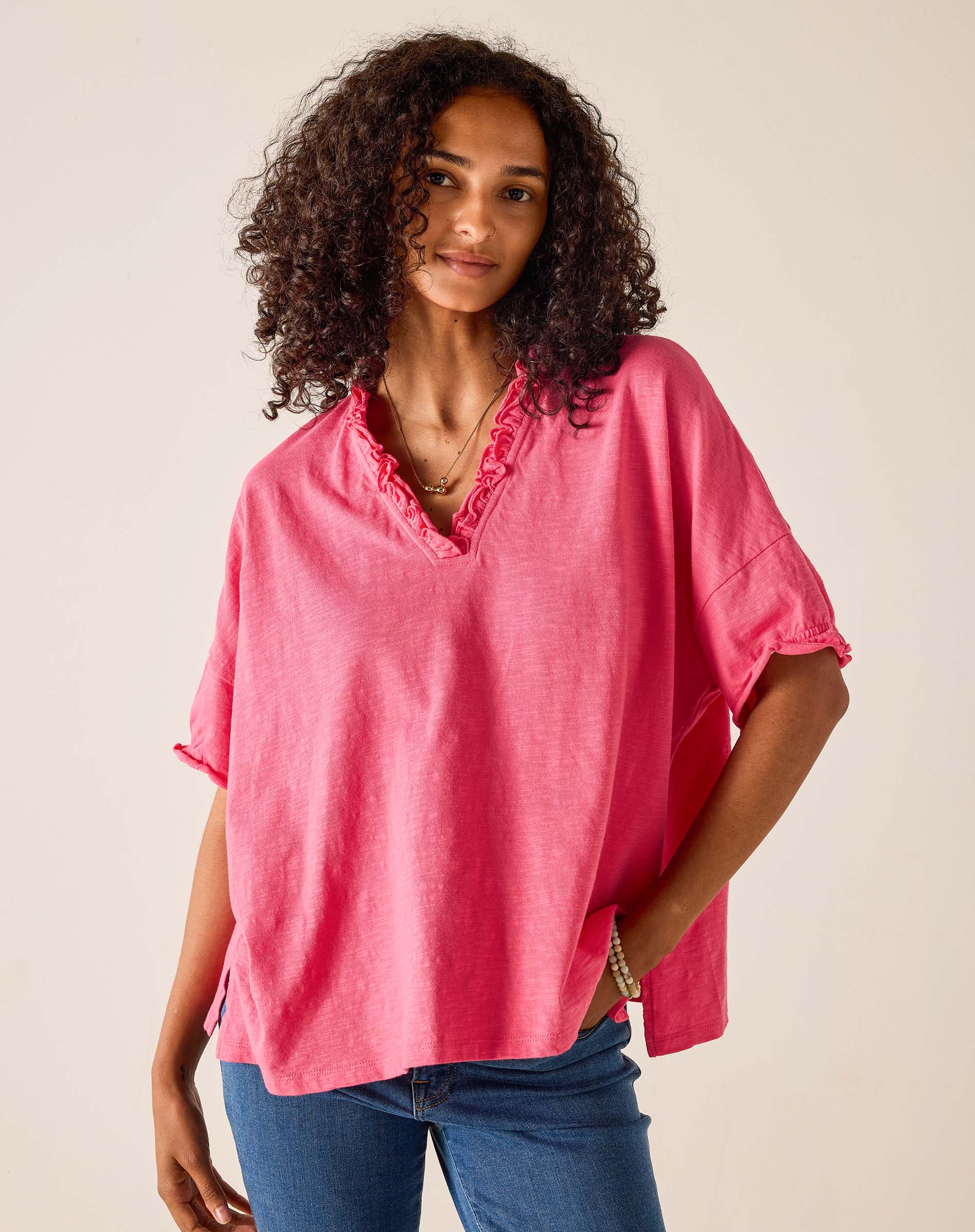 Amelia Ruffle Tee