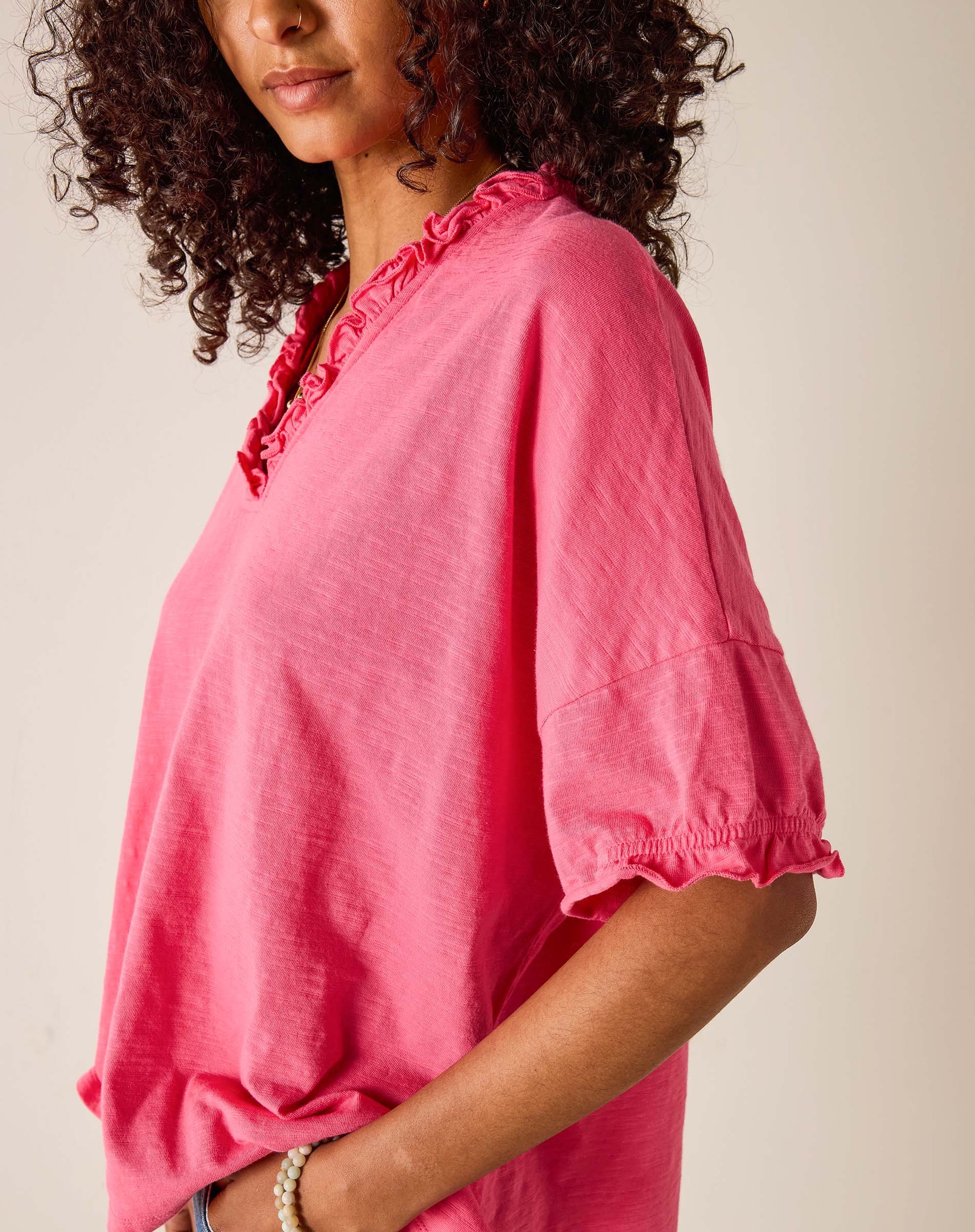 Amelia Ruffle Tee