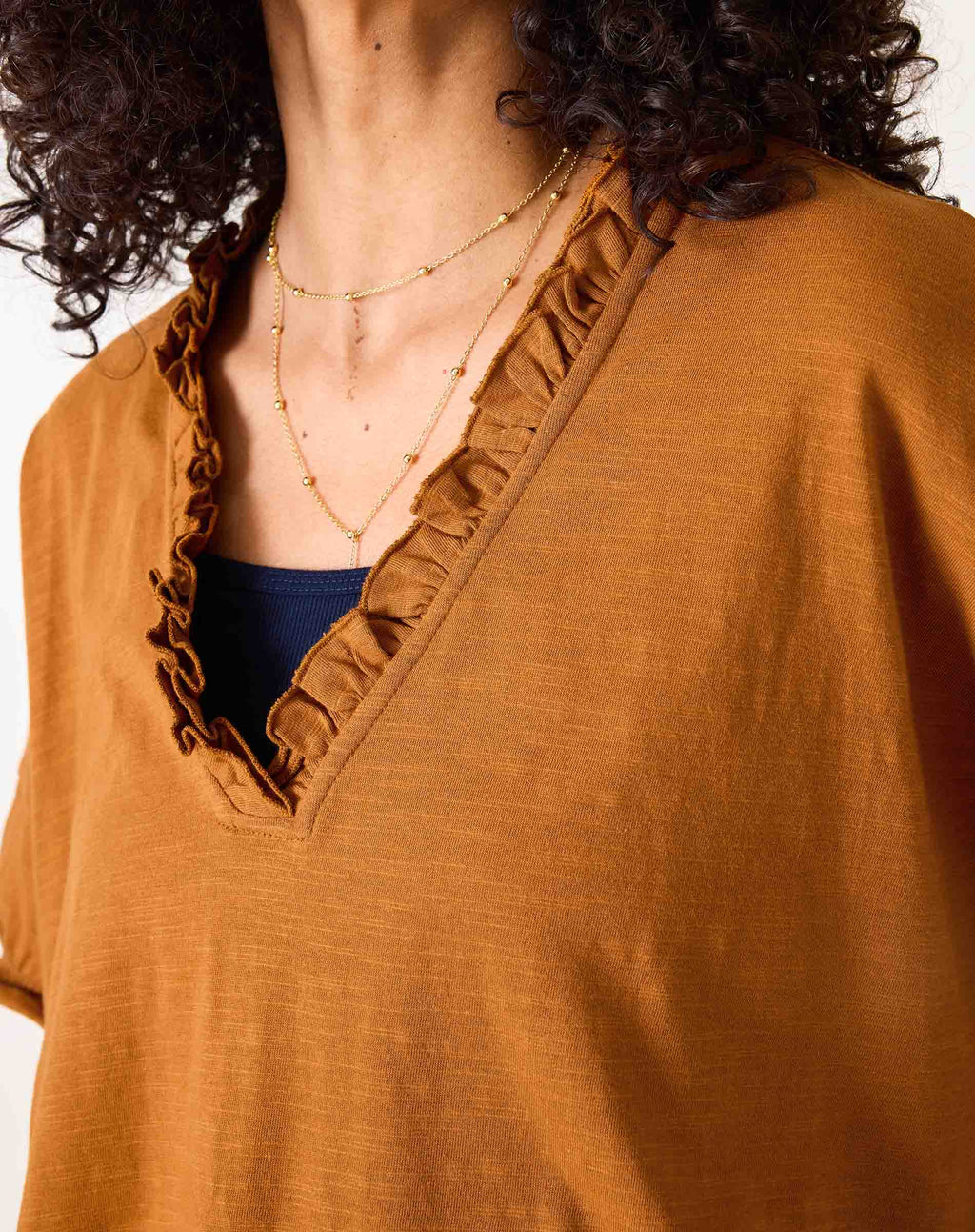Amelia Ruffle Tee