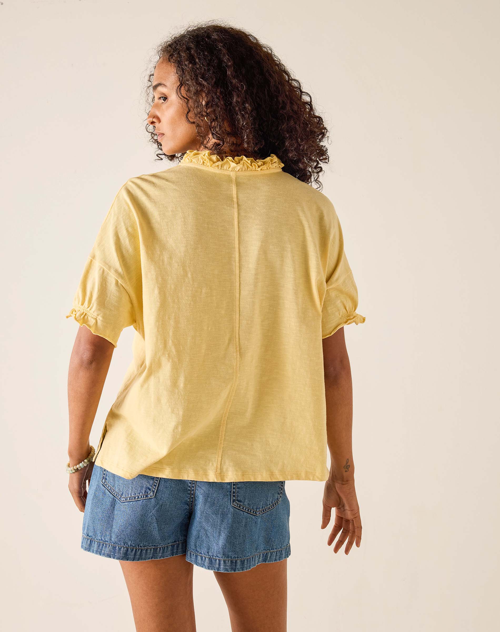 Amelia Ruffle Tee