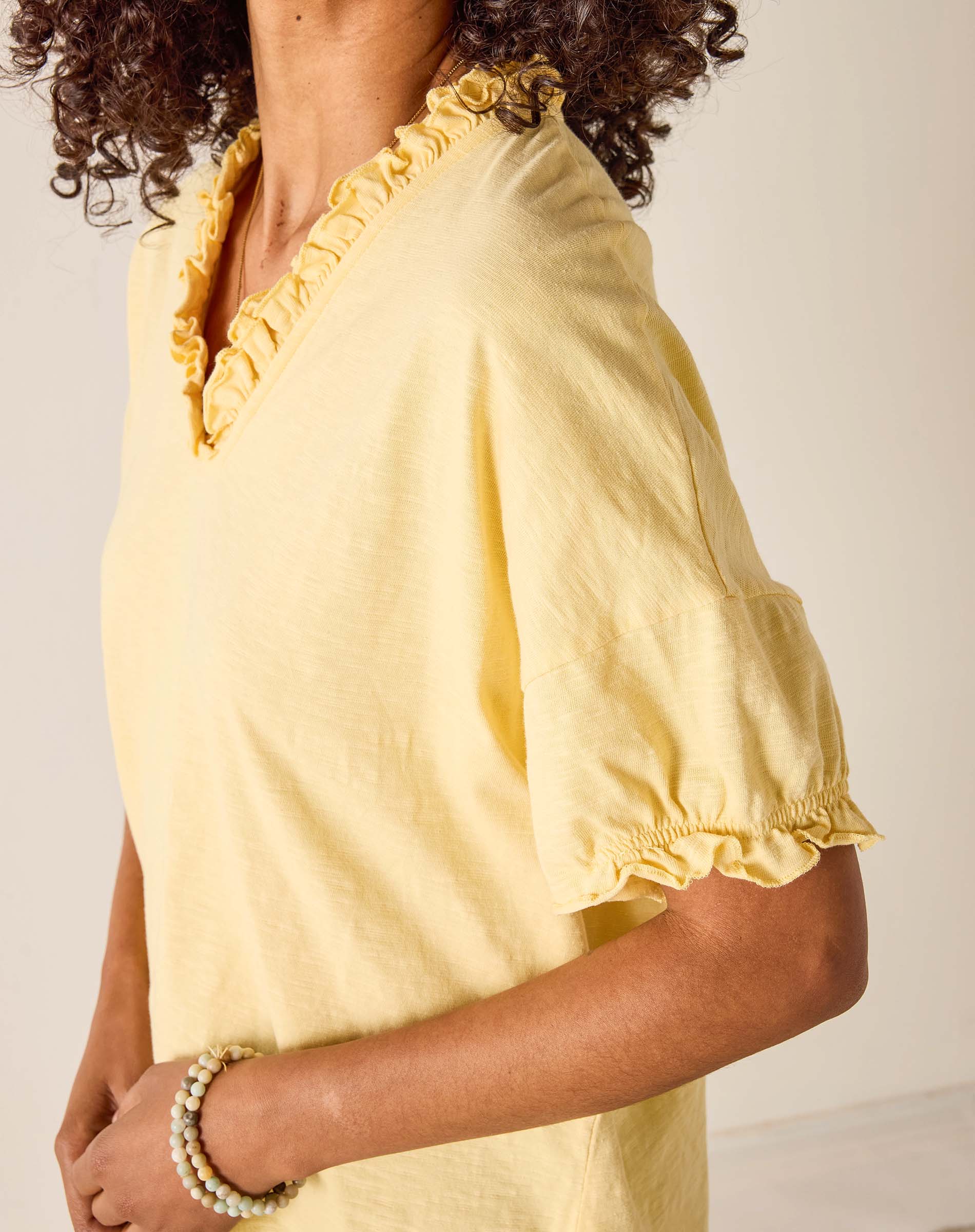 Amelia Ruffle Tee