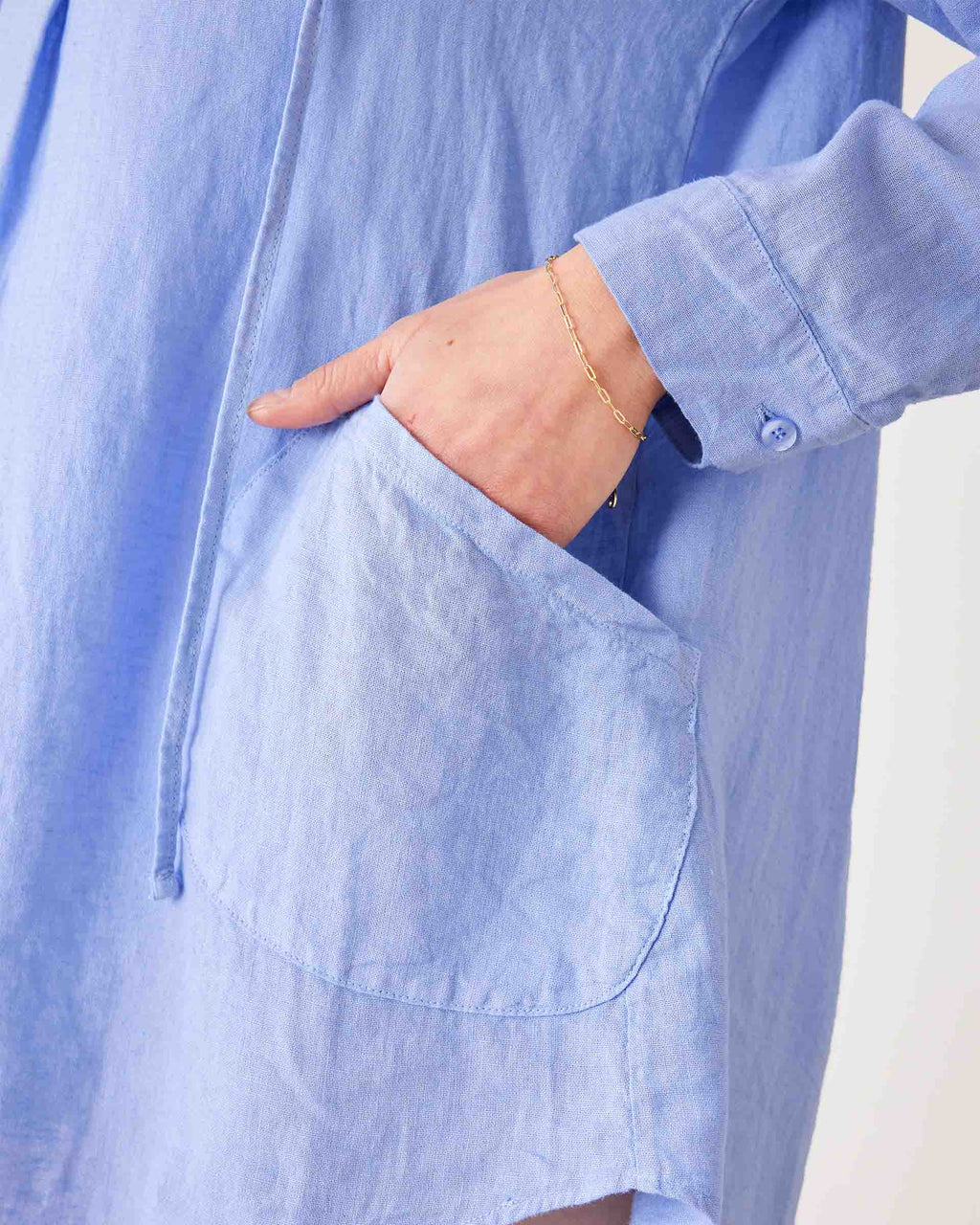 Hermosa Linen Hoodie Tunic