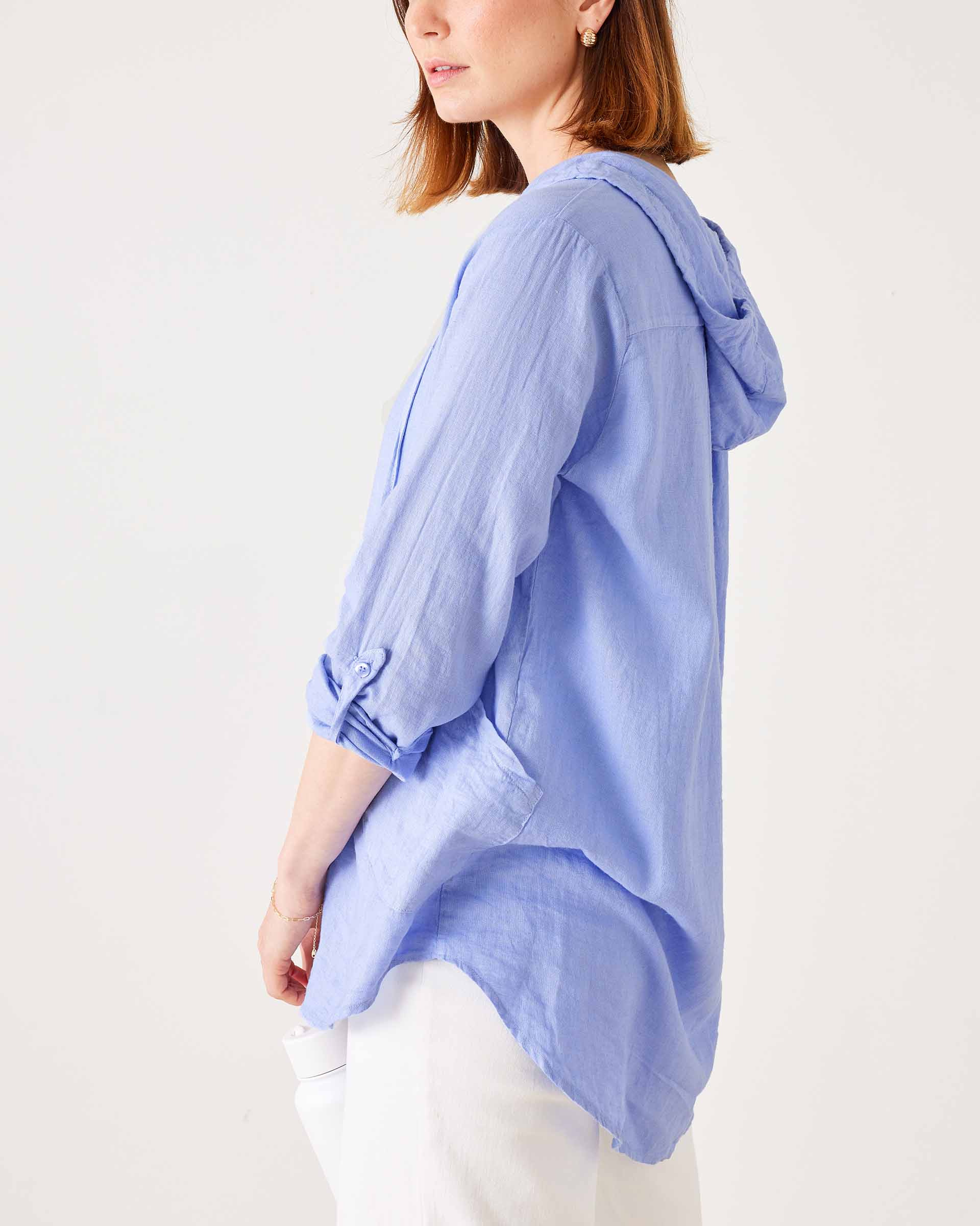 Hermosa Linen Hoodie Tunic