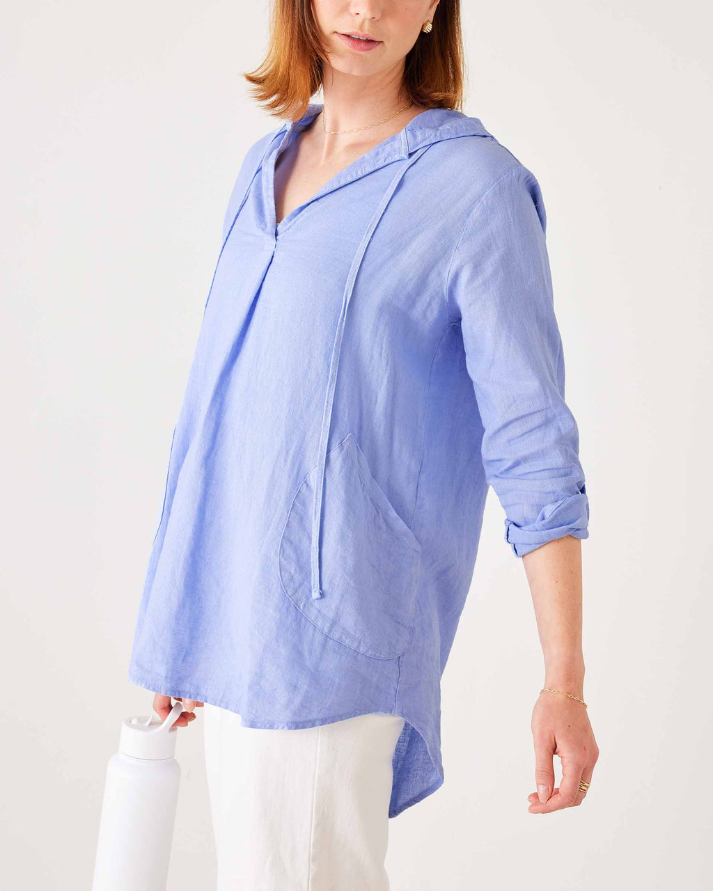 Hermosa Linen Hoodie Tunic